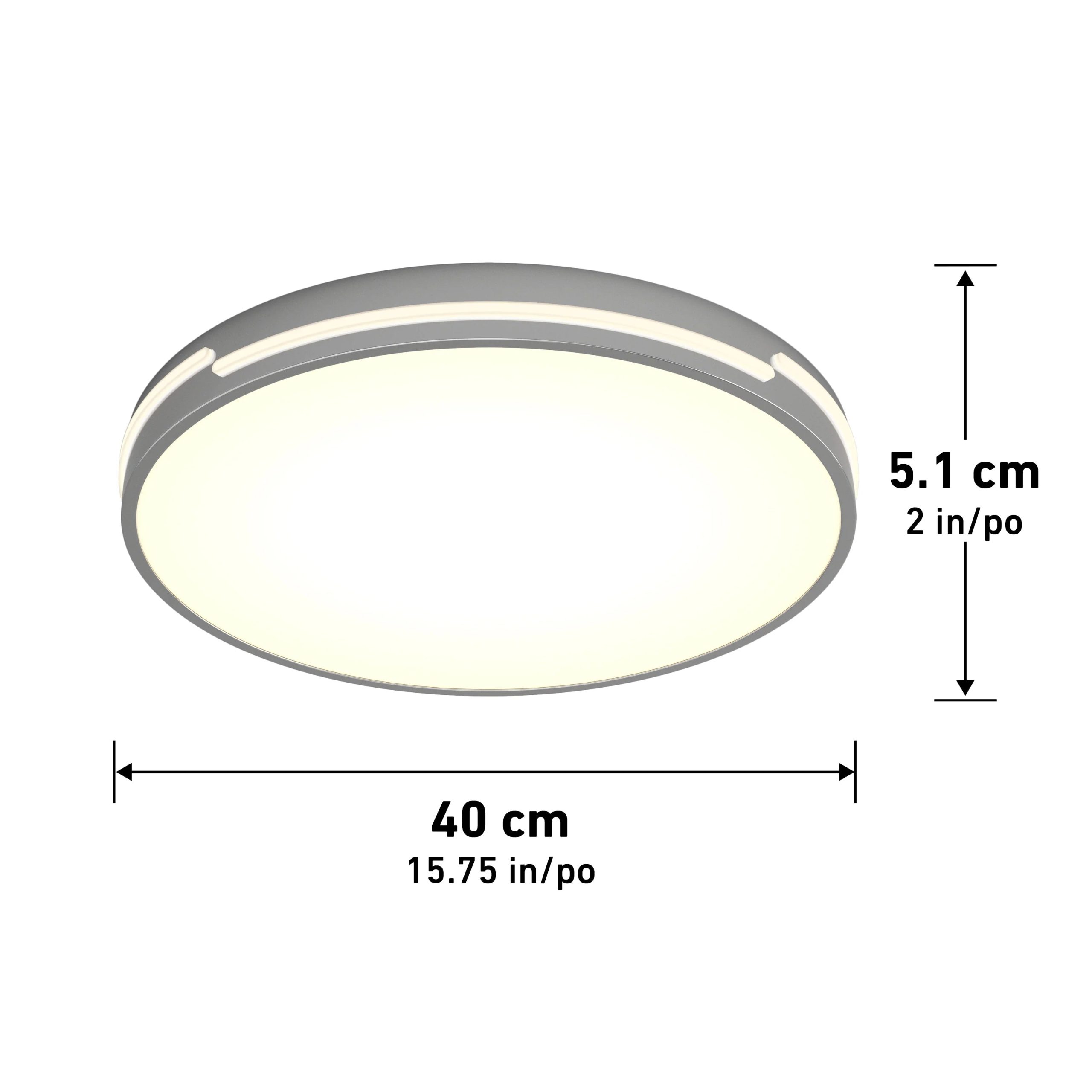 Artika Delray 16 in. (40 cm) Modern LED Flush Mount Ceiling Light 5 CCT - Image 21