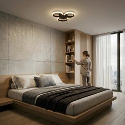 Alternative view of Artika Nyala 15 in. (38 cm) Modern LED Flush Mount Ceiling Light 5 CCT