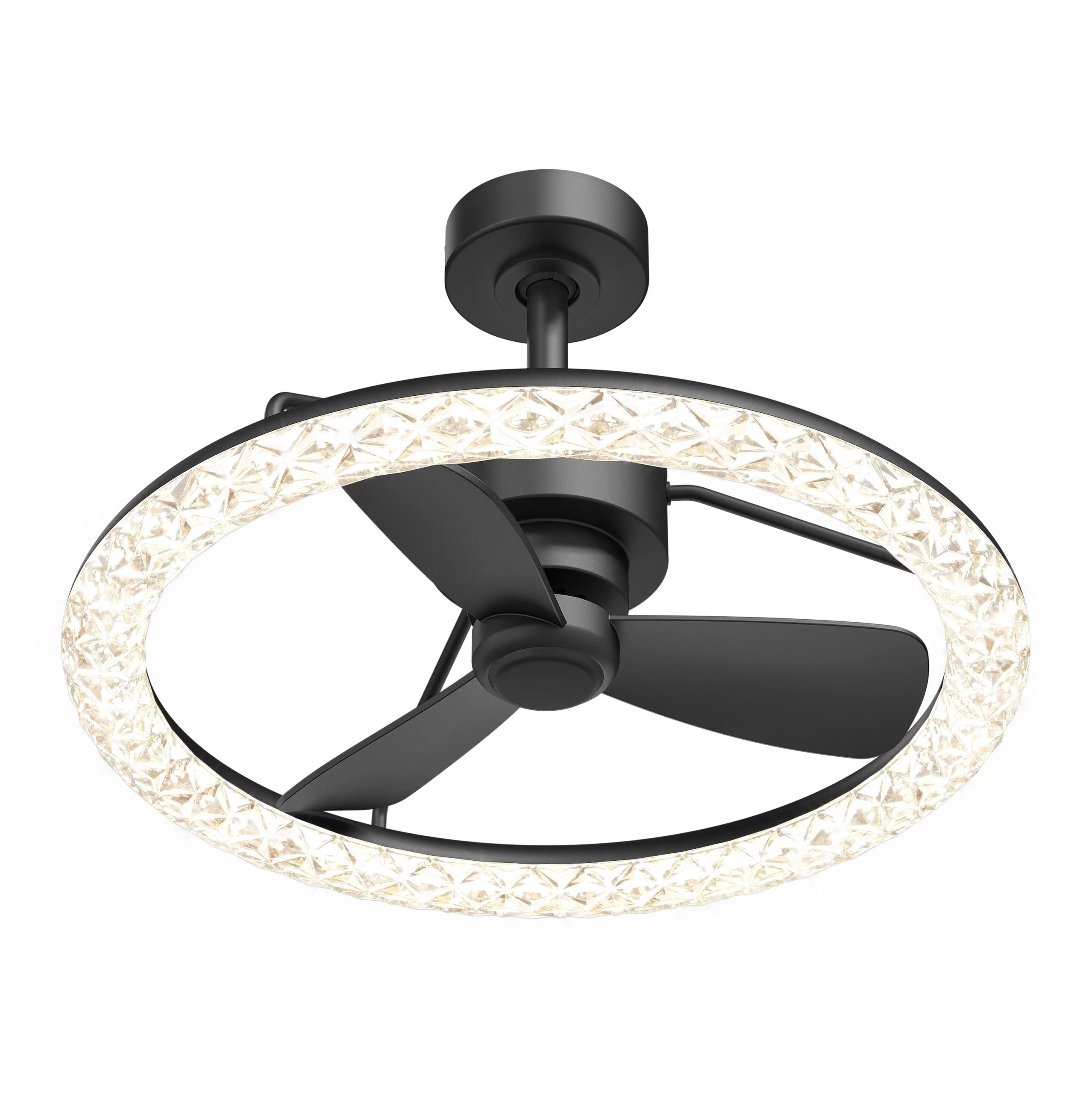 Artika Carat 23 in. (58 cm) LED modern fandelier ceiling fan with light - includes remote - Image 12