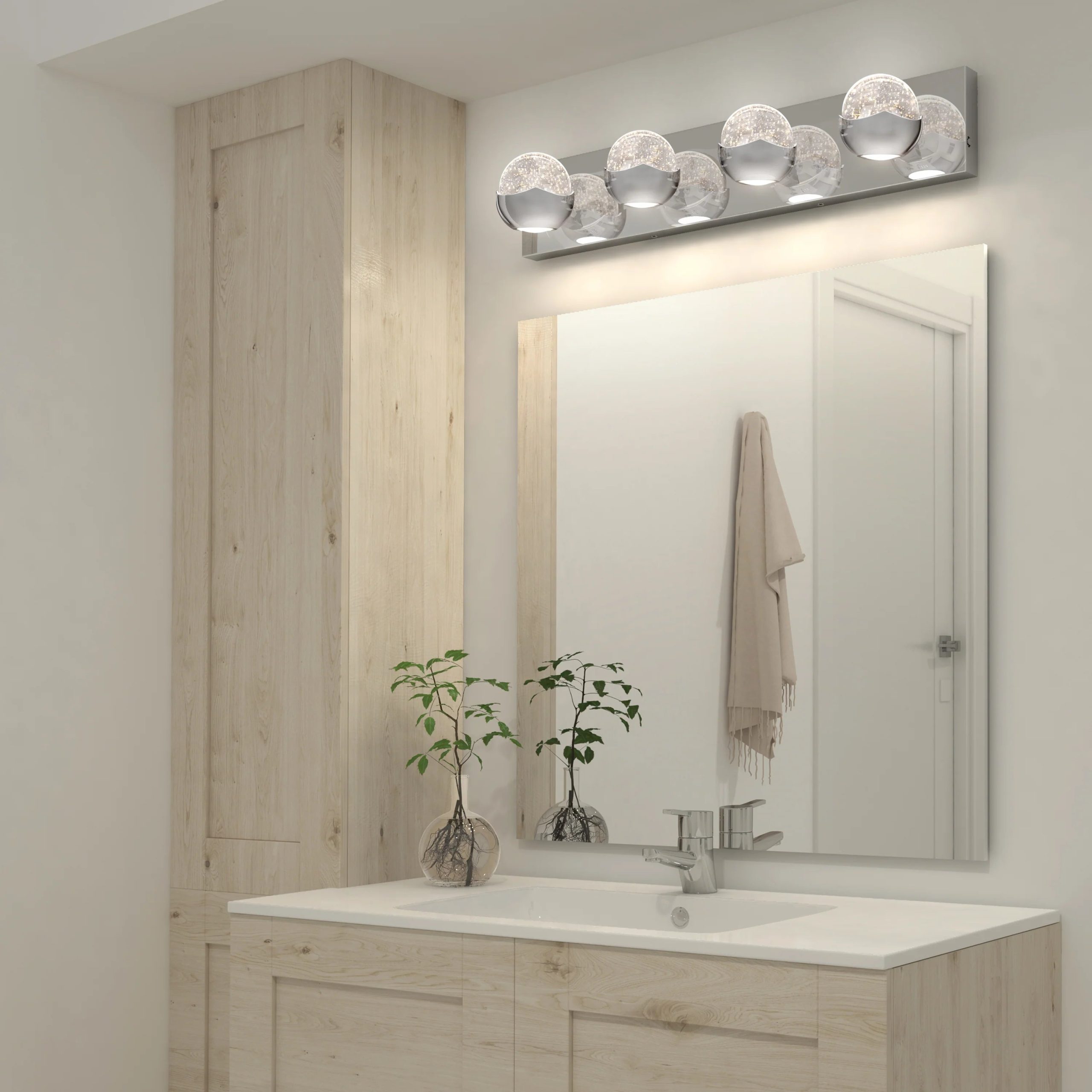 Artika Oracle 27-in (69 cm) 4-Light Modern LED Vanity Light for Bathroom - Image 2
