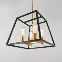 Artika Carter Square 4-light LED chandelier