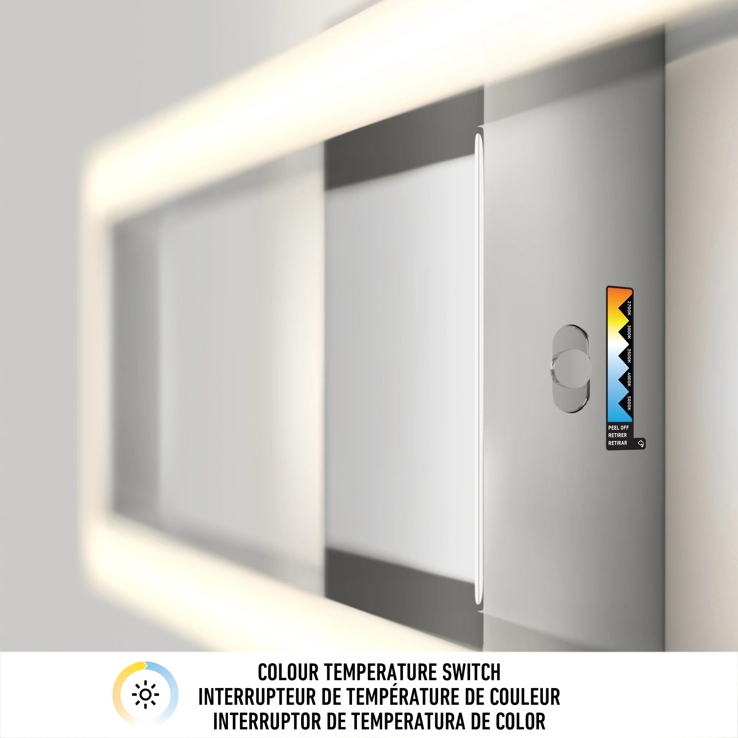 Artika Dover 27-in (69 cm) Integrated LED 5-CCT Vanity Light Bar for Bathroom - Image 7