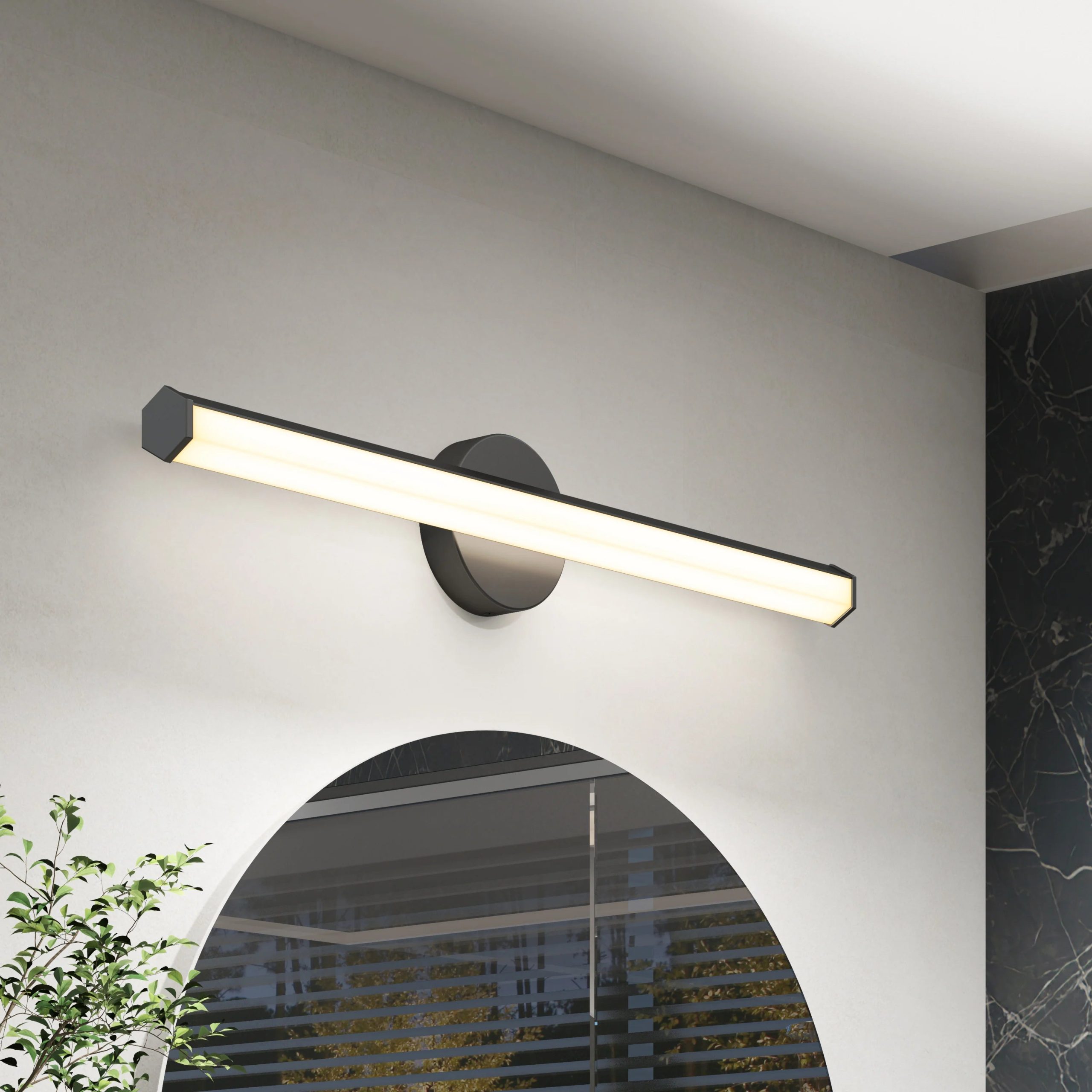 Artika Ewen 27-in (69 cm) Integrated LED 5-CCT Vanity Light Bar for Bathroom - Image 9