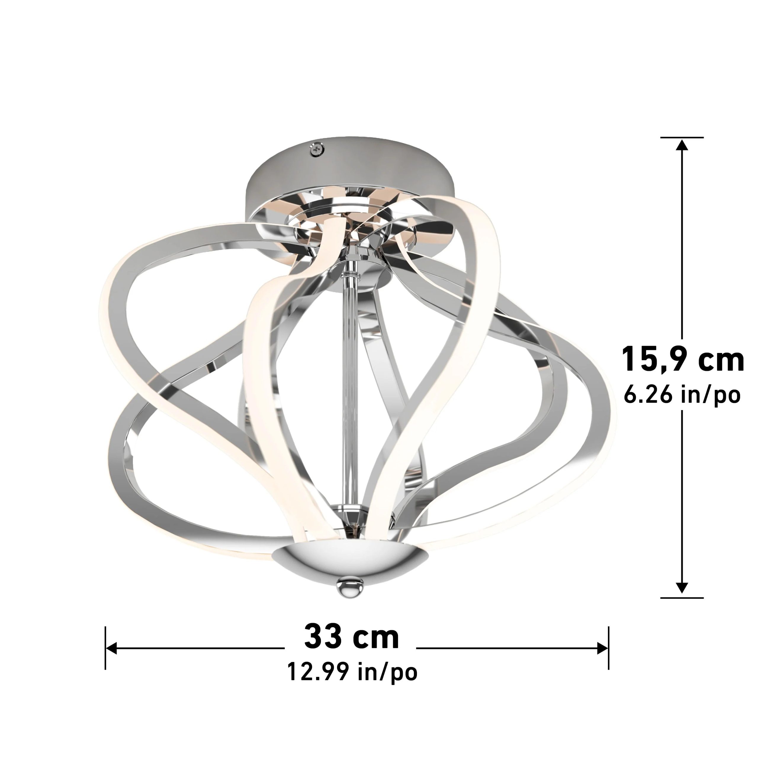 Artika Meridian 12 in. (31 cm) Modern LED Flush Mount Ceiling Light - Image 18