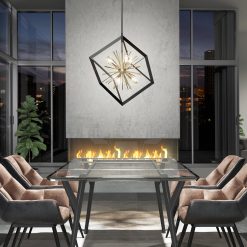Alternative view of Artika Nebula 6-light pendant