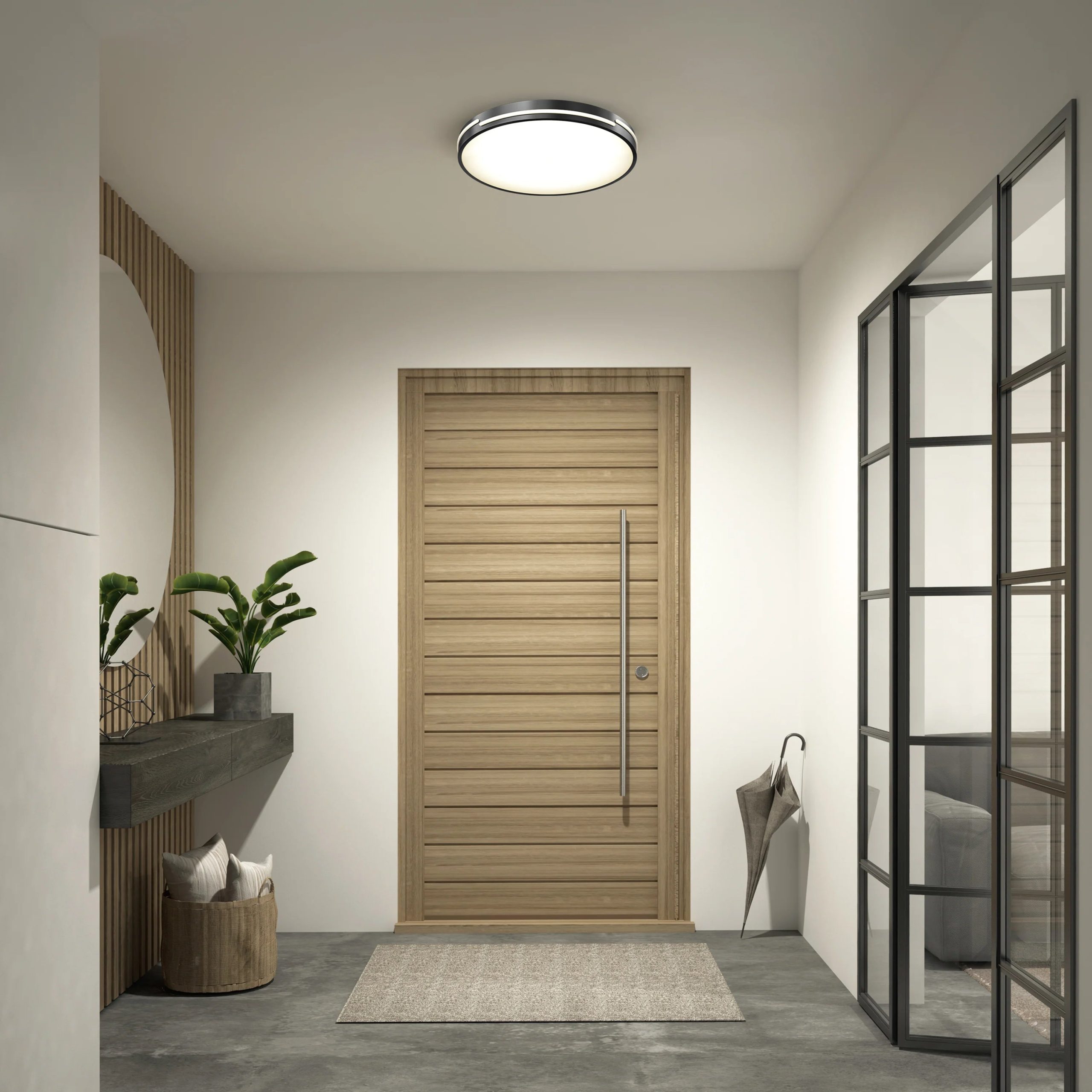 Artika Delray 16 in. (40 cm) Modern LED Flush Mount Ceiling Light 5 CCT - Image 2