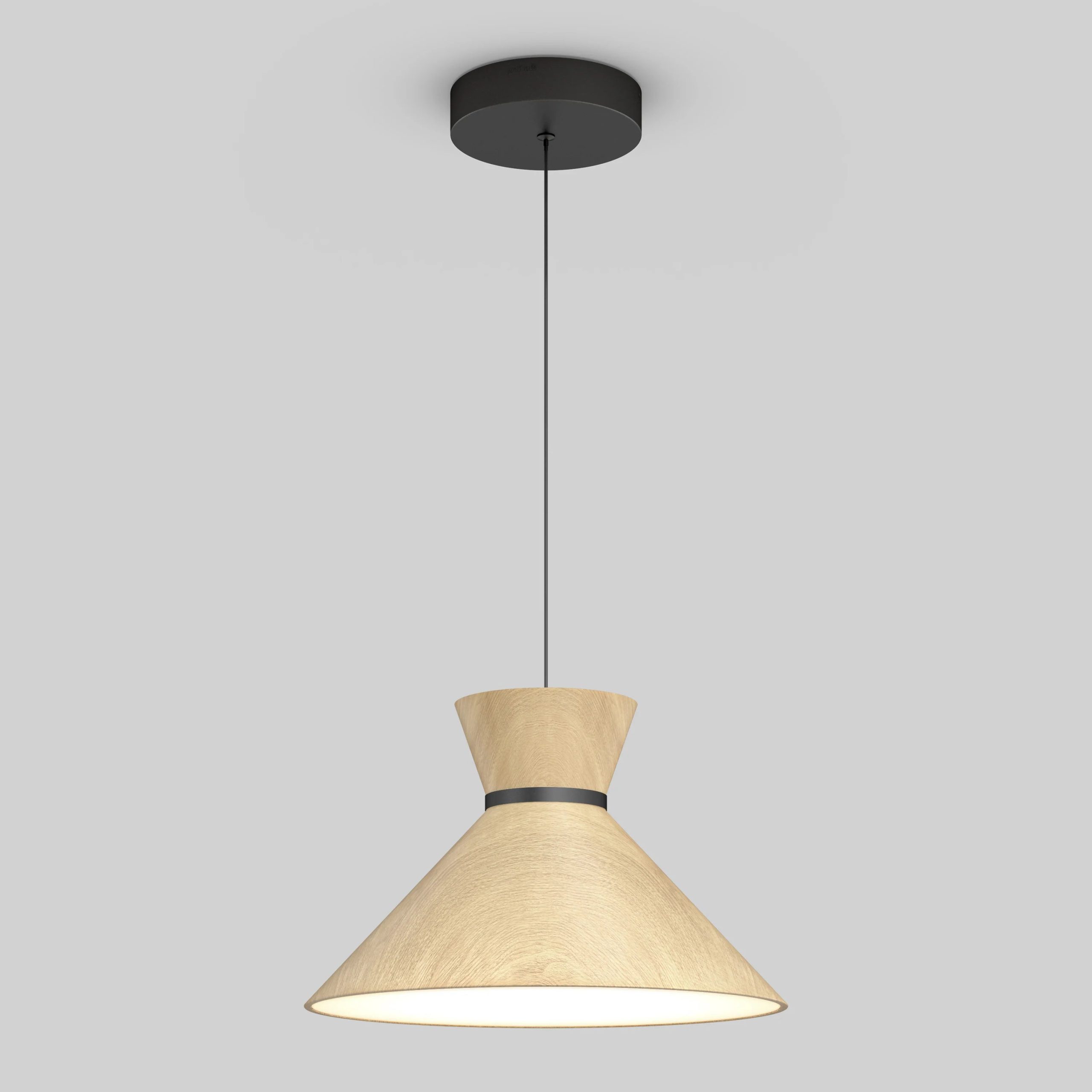 Artika Inoa LED pendant light 5 CCT black and wood - Image 13