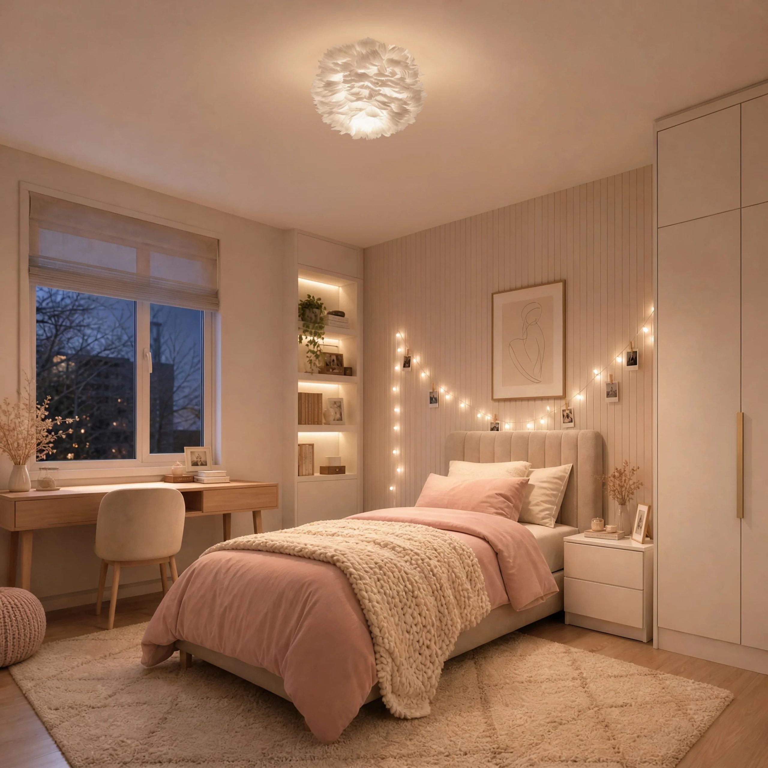 Artika Plume 12 in. (31 cm) Modern LED Flush Mount Ceiling Light - Image 10