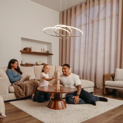Alternative view of Artika Swirl Butterfly LED contemporary pendant light 3 CCT