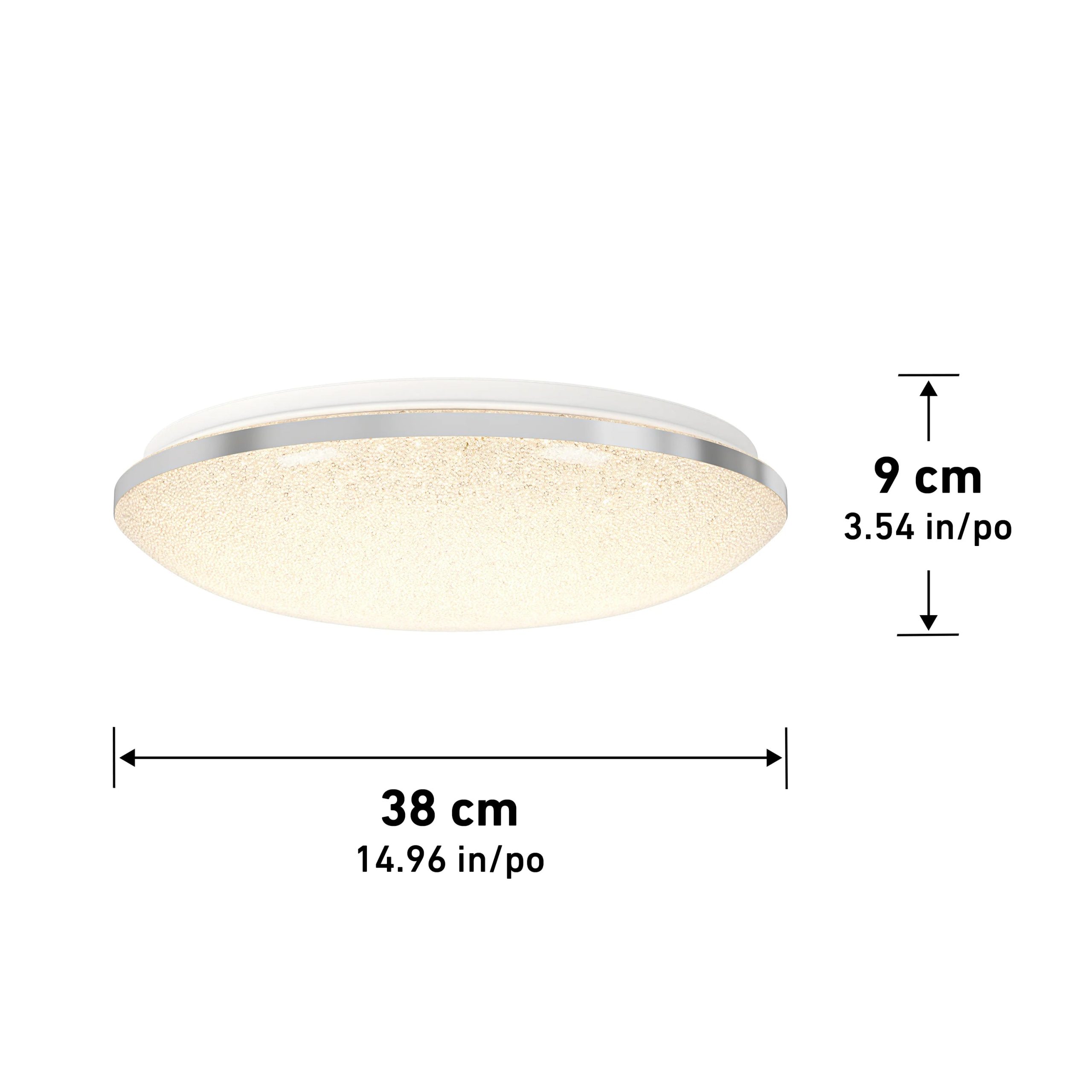 Artika Sparkle 15 in. (38 cm) Modern LED Flush Mount Ceiling Light 5 CCT - Image 14