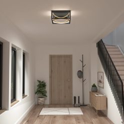Alternative view of Artika Luxury 13 in. (33 cm) Modern LED Flush Mount Ceiling Light