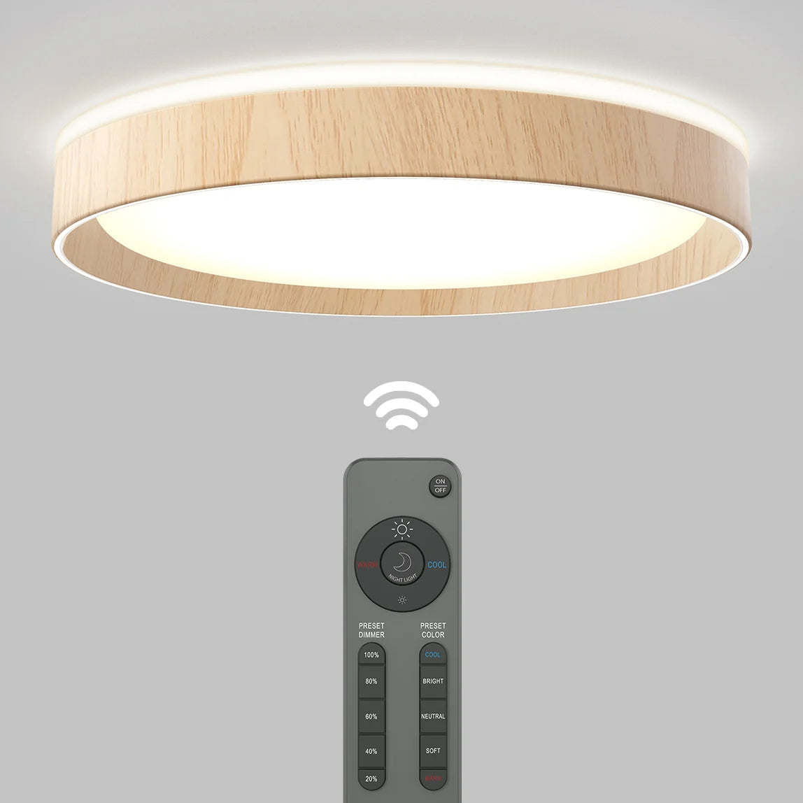 Artika Callisto 15 in. (38 cm) Modern LED Flush Mount Ceiling Light 5 CCT - Image 20