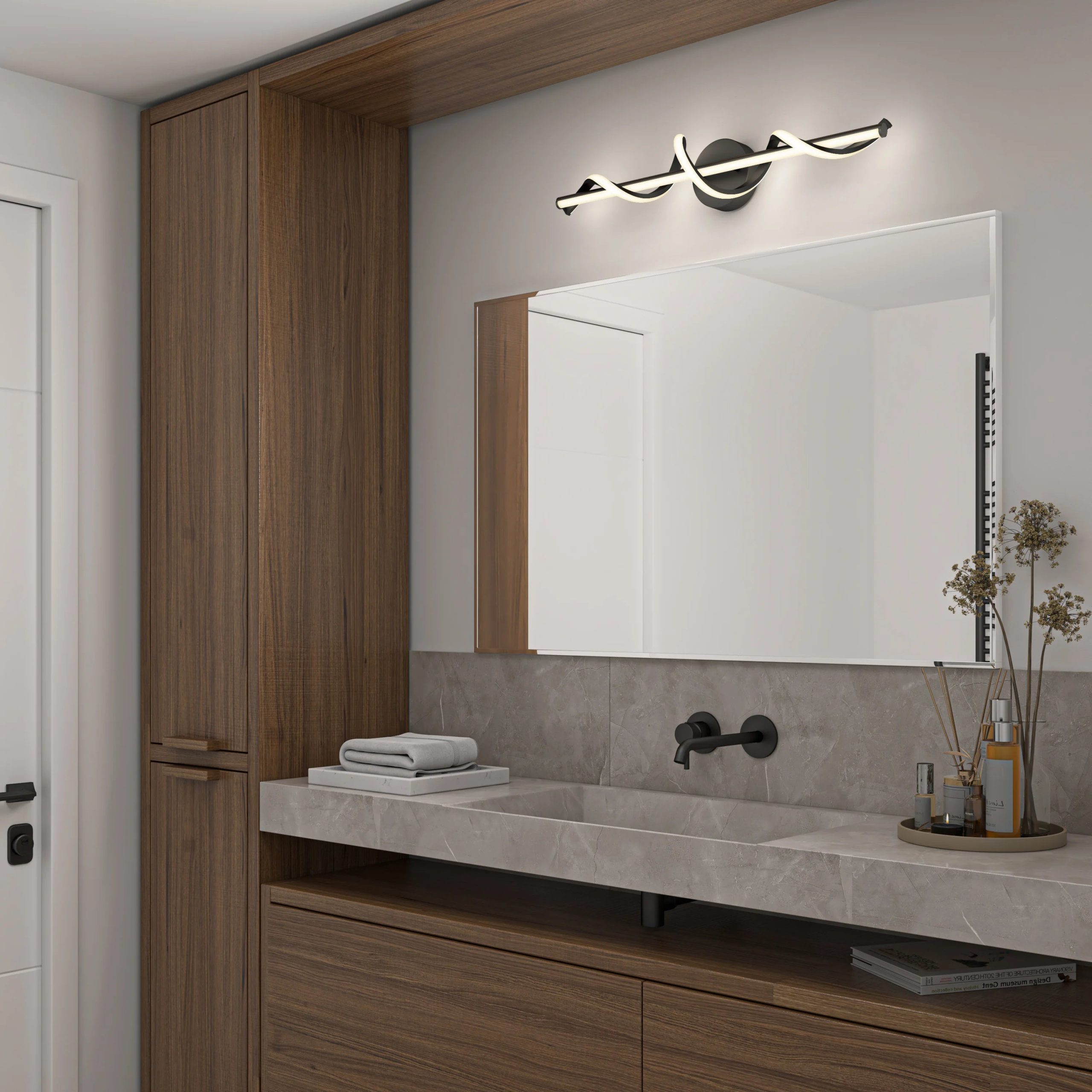 Artika Coda 27-in (69 cm) Integrated LED 5-CCT Vanity Light Bar for Bathroom - Image 38