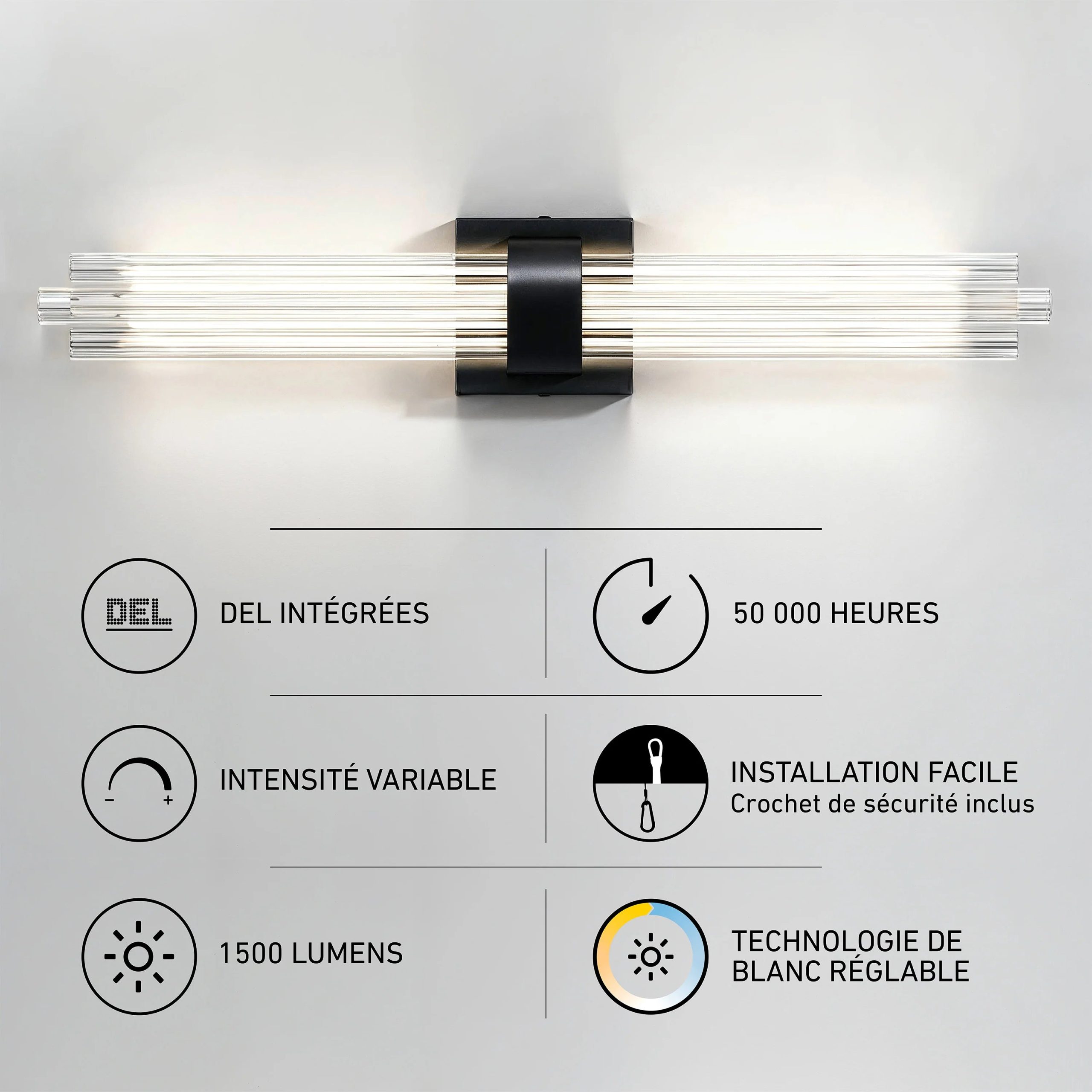 Artika Dorado 27 in. (69 cm) 1-Light LED Wall Vanity 5CCT - Image 15