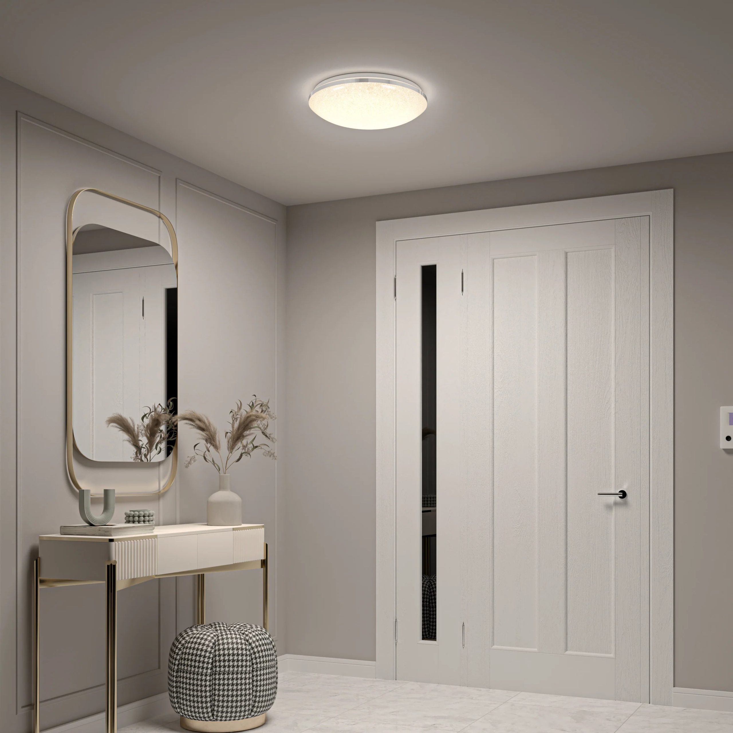 Artika Sparkle 15 in. (38 cm) Modern LED Flush Mount Ceiling Light 5 CCT - Image 2