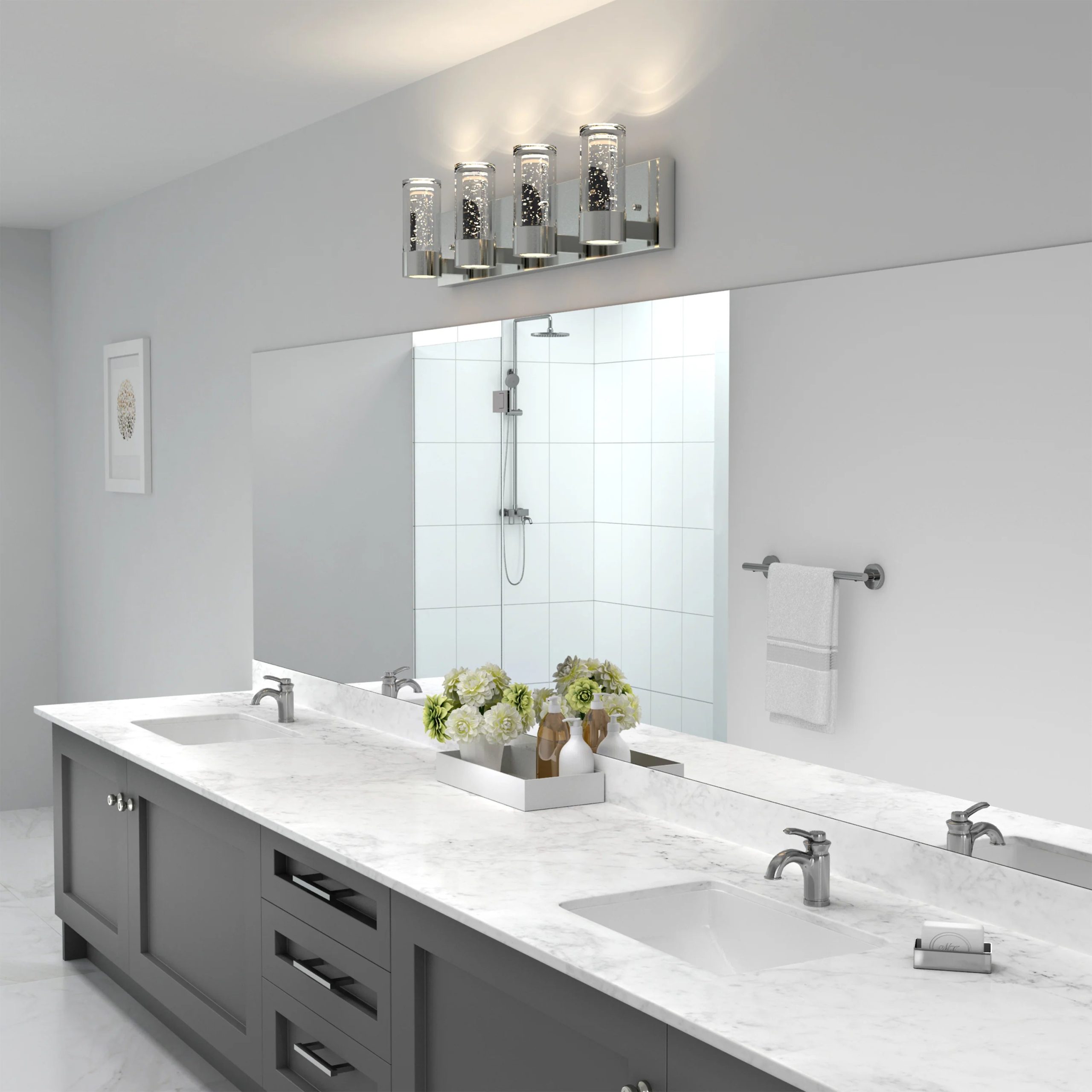 Artika Essence 27-in (68.58 cm) 1-Light Modern LED Vanity Light for Bathroom - Image 2