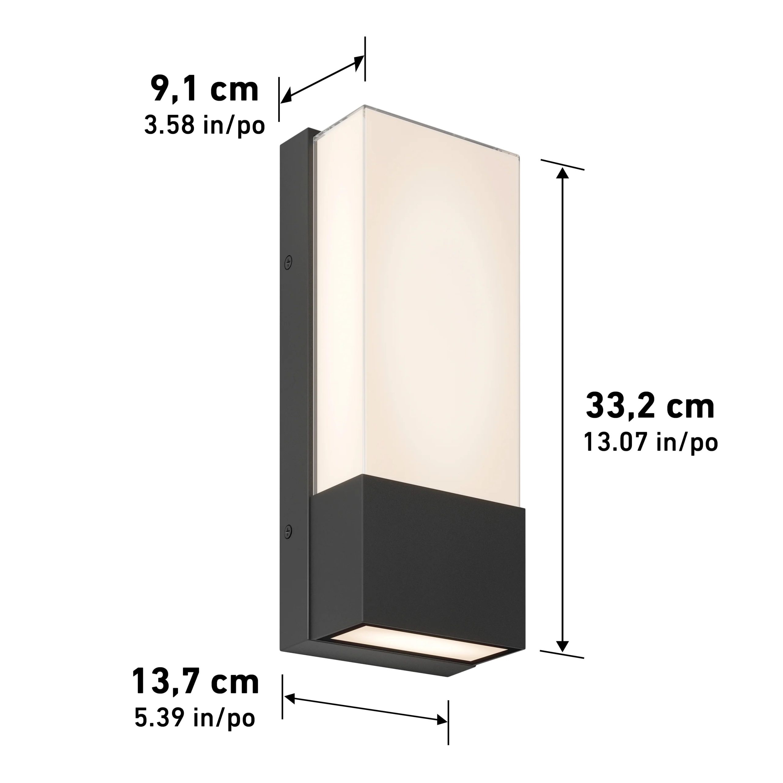 Artika Dixon indoor-outdoors LED wall light - Image 11