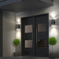 Alternative view of Artika Trygon indoor-outdoor wall light