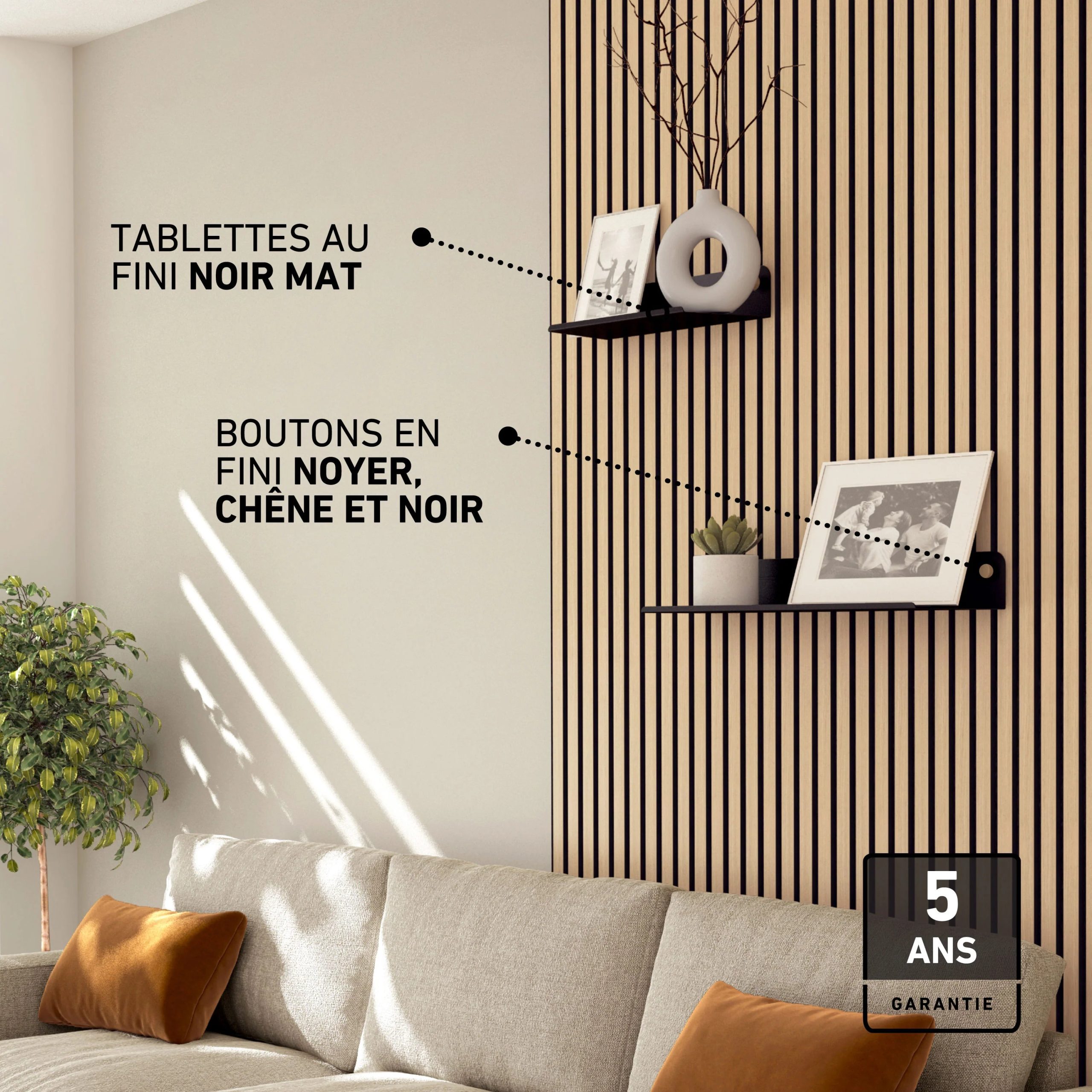 Artika Sonokit set of shelves and hooks for Sonolok and Sonofold wall panels - Image 12