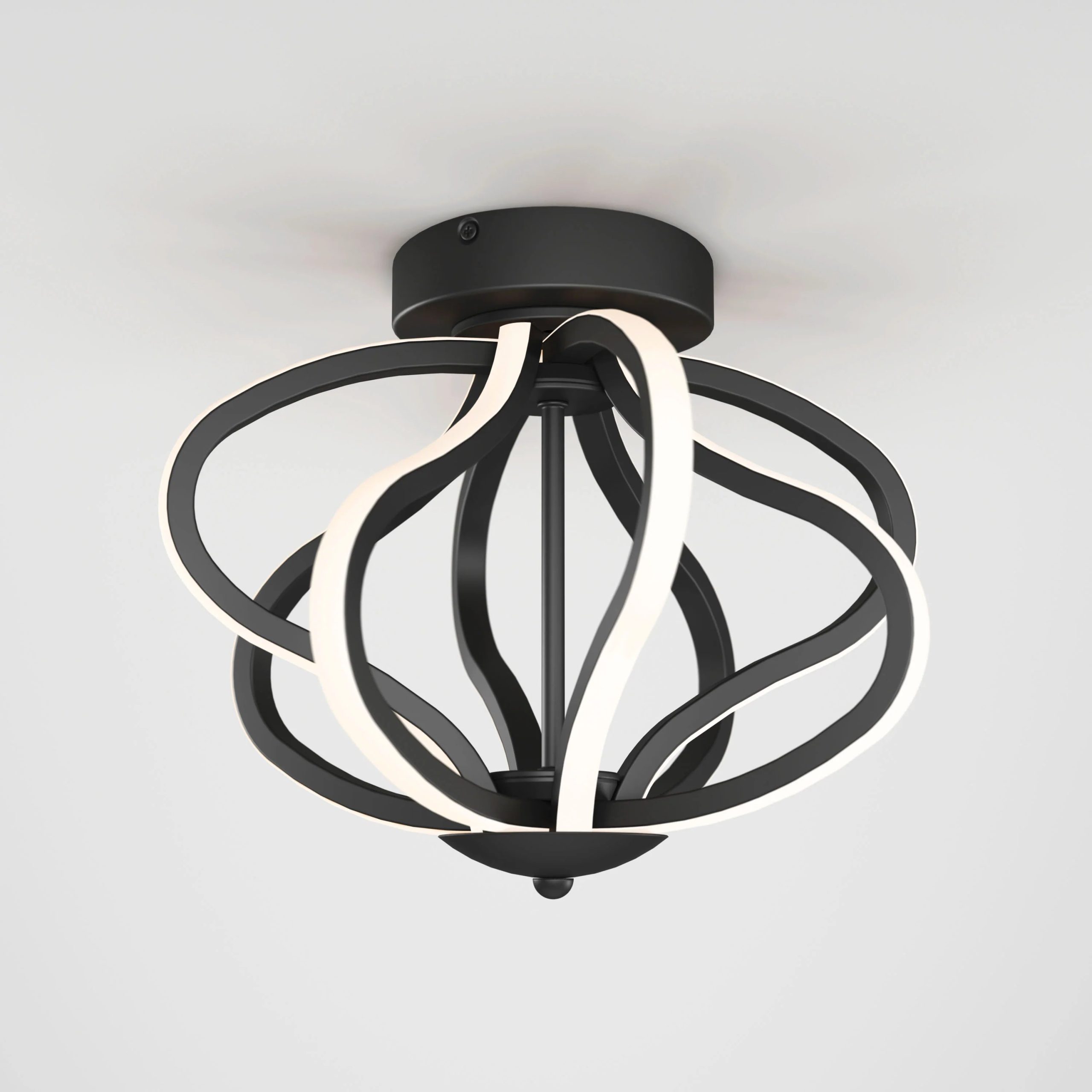Artika Meridian 12 in. (31 cm) Modern LED Flush Mount Ceiling Light