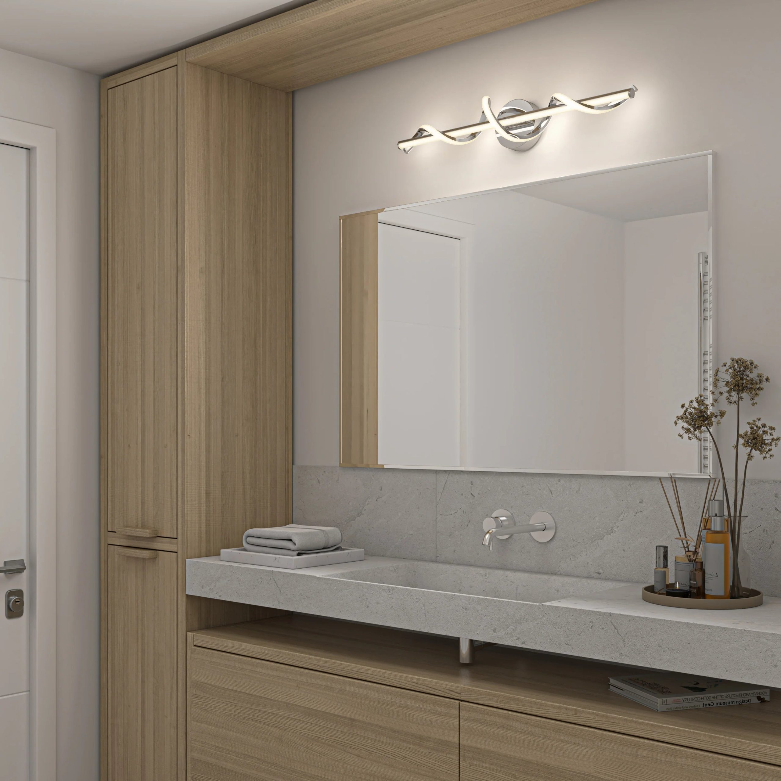 Artika Coda 27-in (69 cm) Integrated LED 5-CCT Vanity Light Bar for Bathroom - Image 31