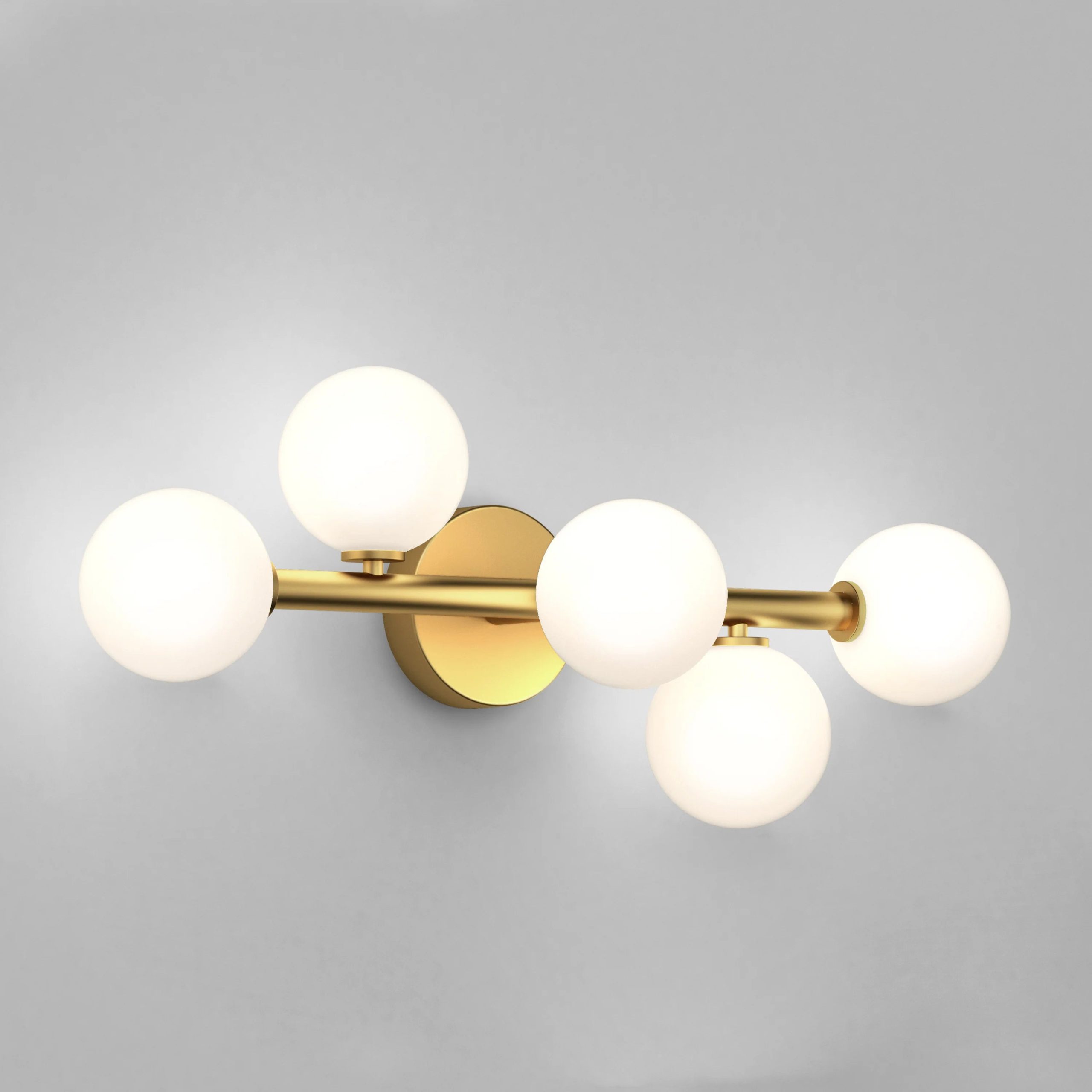 Artika Bloom 27-in (69 cm) 5-Light Modern LED Vanity Light for Bathroom - Image 8
