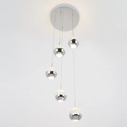 Artika Oracle modern 5-light LED pendant light