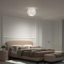 Alternative view of Artika Plume 12 in. (31 cm) Modern LED Flush Mount Ceiling Light