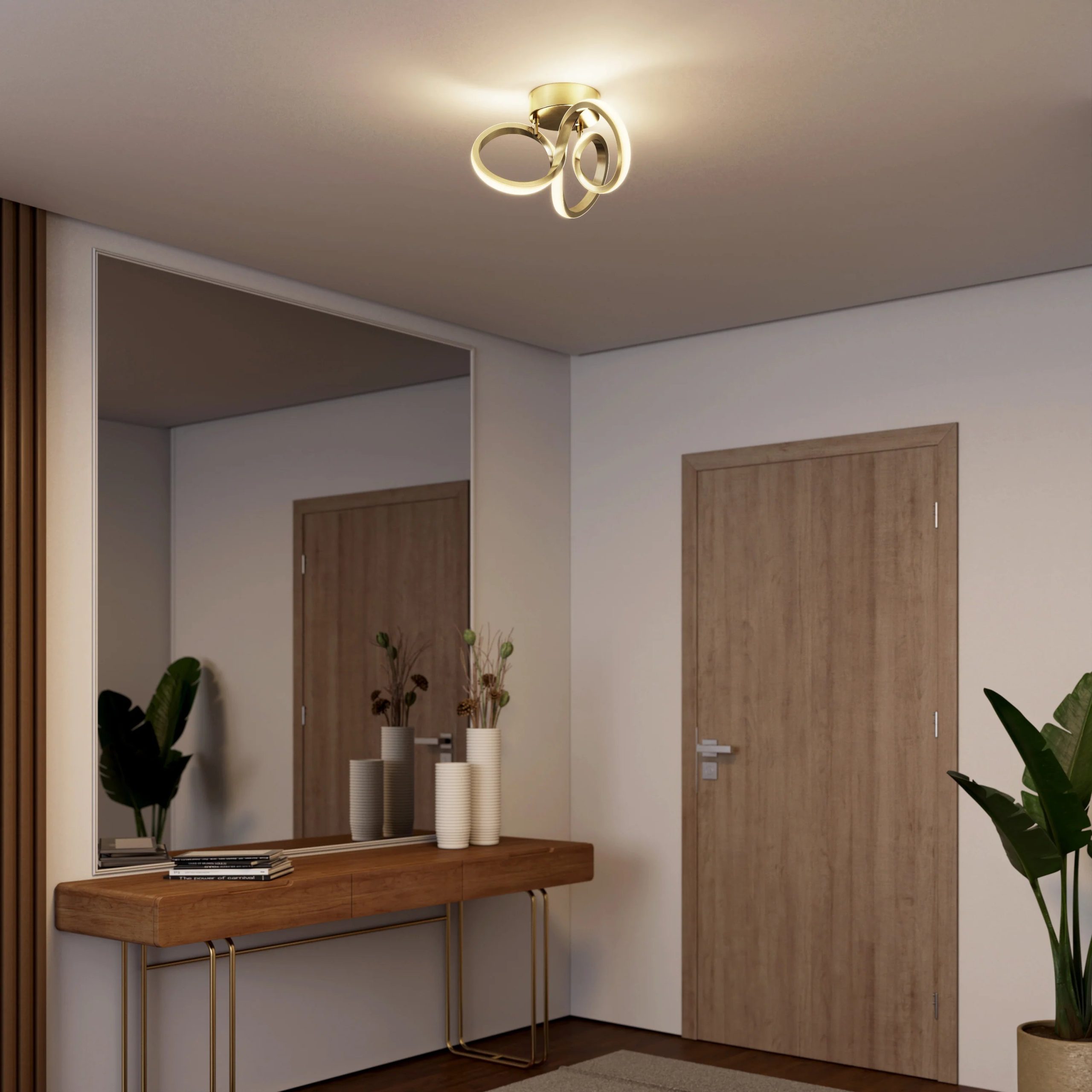 Artika Swirl 14 in. (35 cm) Modern LED Flush Mount Ceiling Light - Image 19