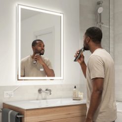 Alternative view of Artika Aurea 24 in. x 31 in. (61 x 79 cm) Anti-Fog LED Bathroom Mirror