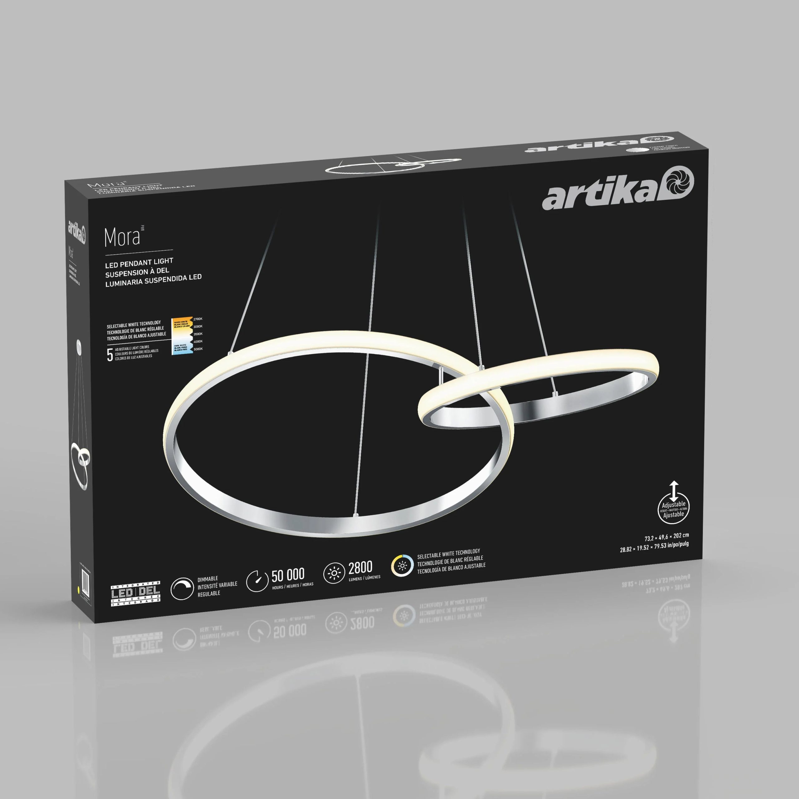 Artika Mora 28 LED Pendant, 5CCT - Image 32
