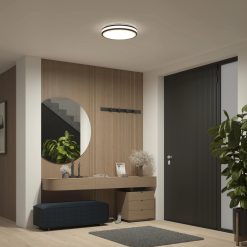Alternative view of Artika Hemisphere 15 in. (38 cm) Modern LED Flush Mount Ceiling Light 5 CCT