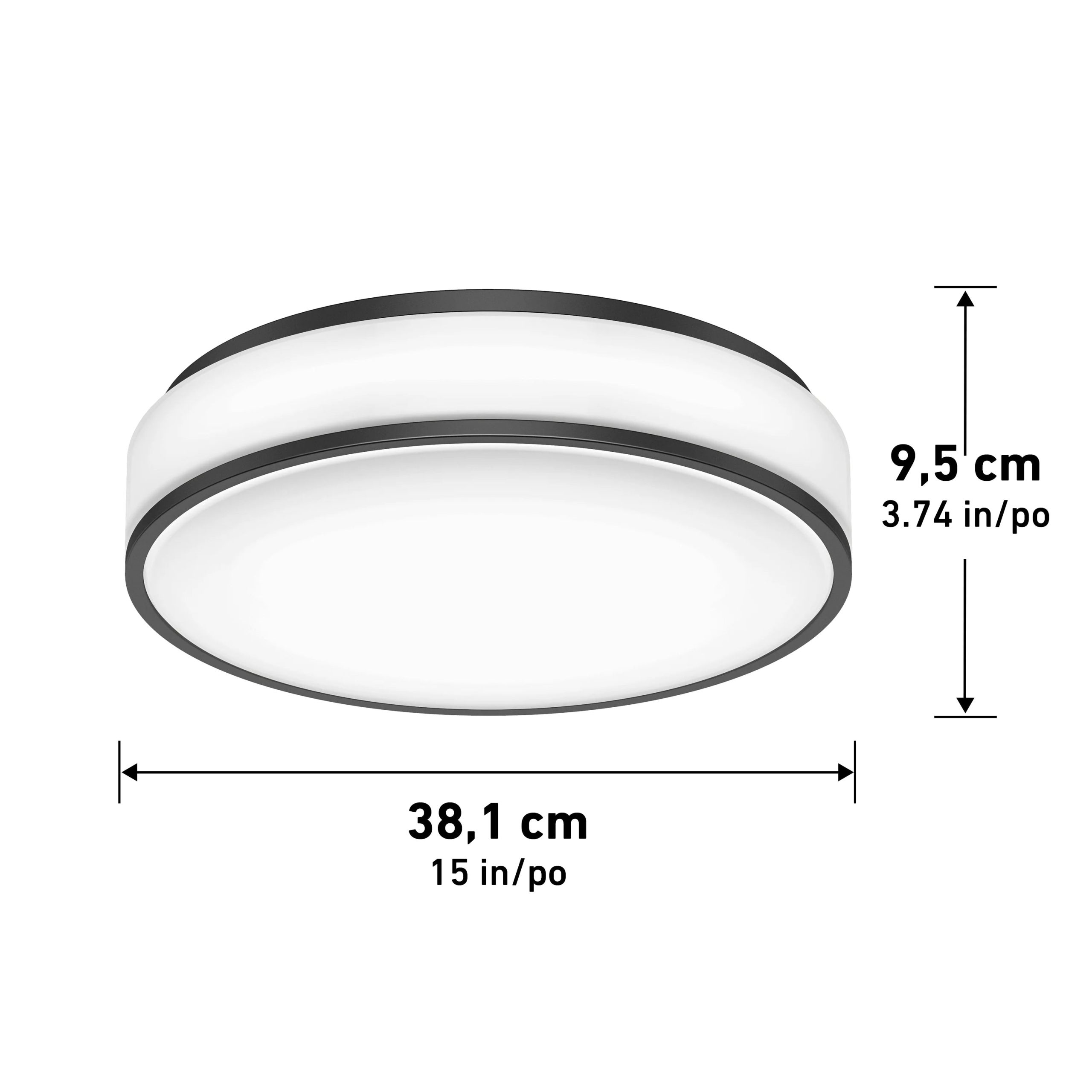 Artika Giada 15 in. (38 cm) Modern LED Flush Mount Ceiling Light 5 CCT - Image 13