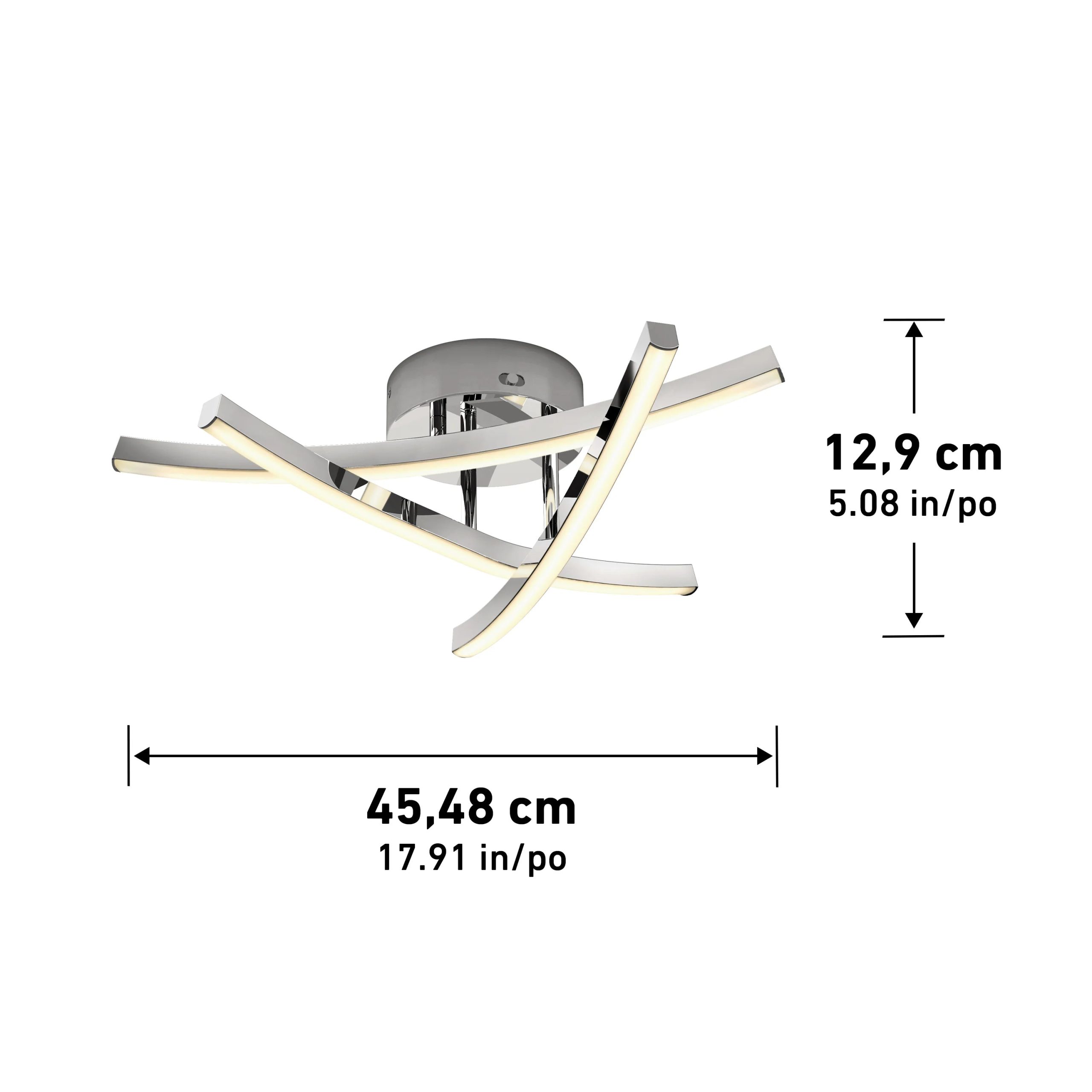 Artika Orly 18 in. (45 cm) Modern LED Flush Mount Ceiling Light 3 CCT - Image 13