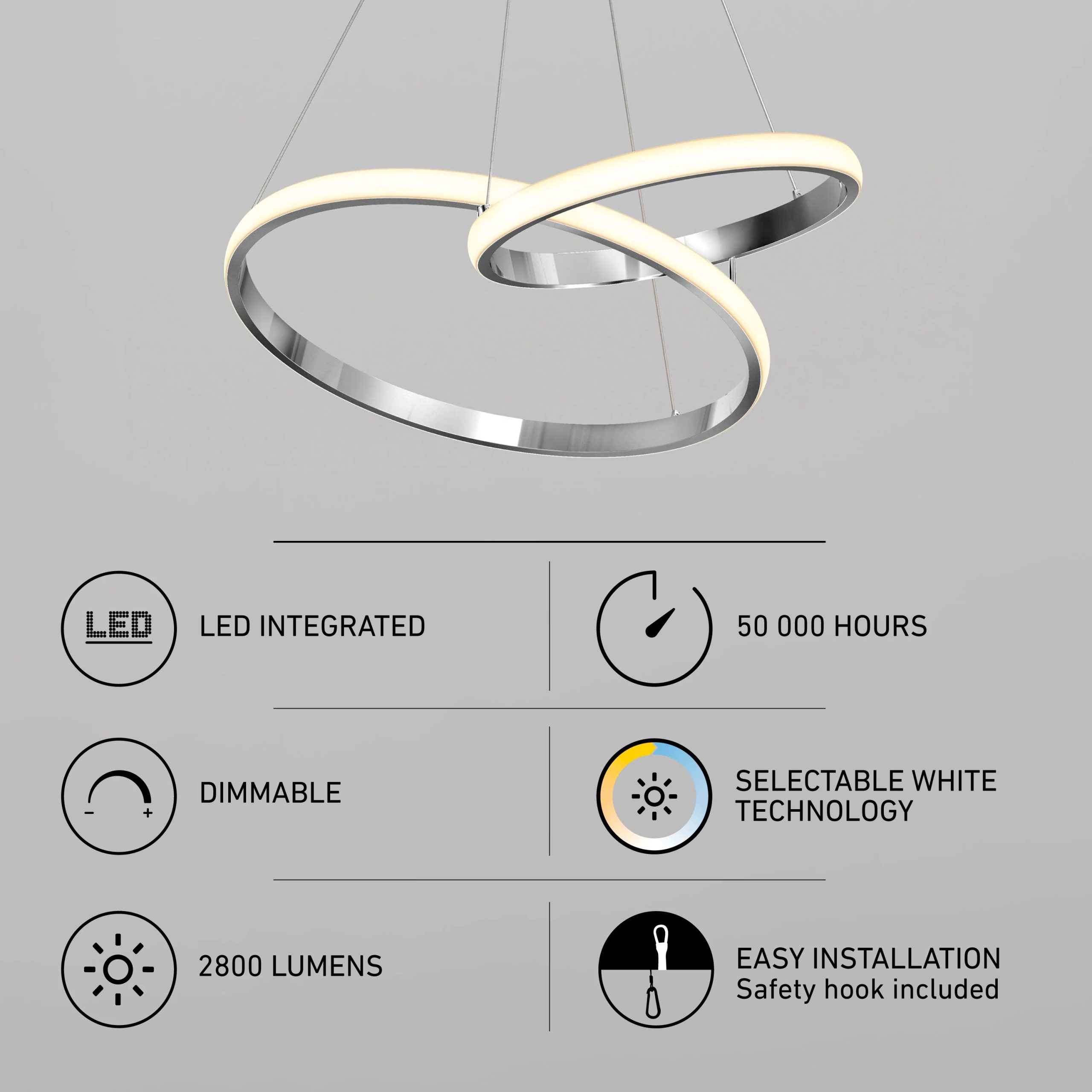 Artika Mora 28 LED Pendant, 5CCT - Image 30