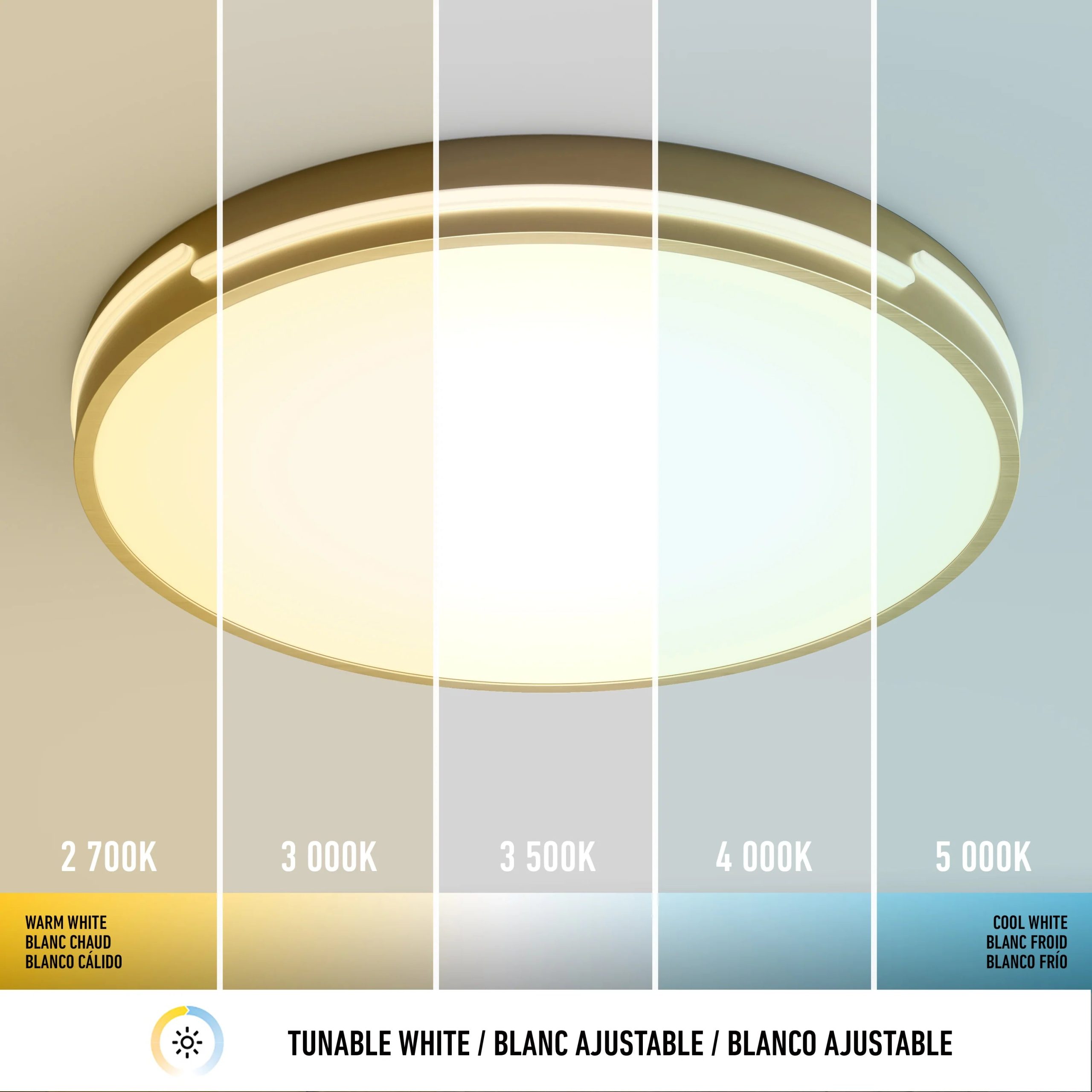 Artika Delray 16 in. (40 cm) Modern LED Flush Mount Ceiling Light 5 CCT - Image 27