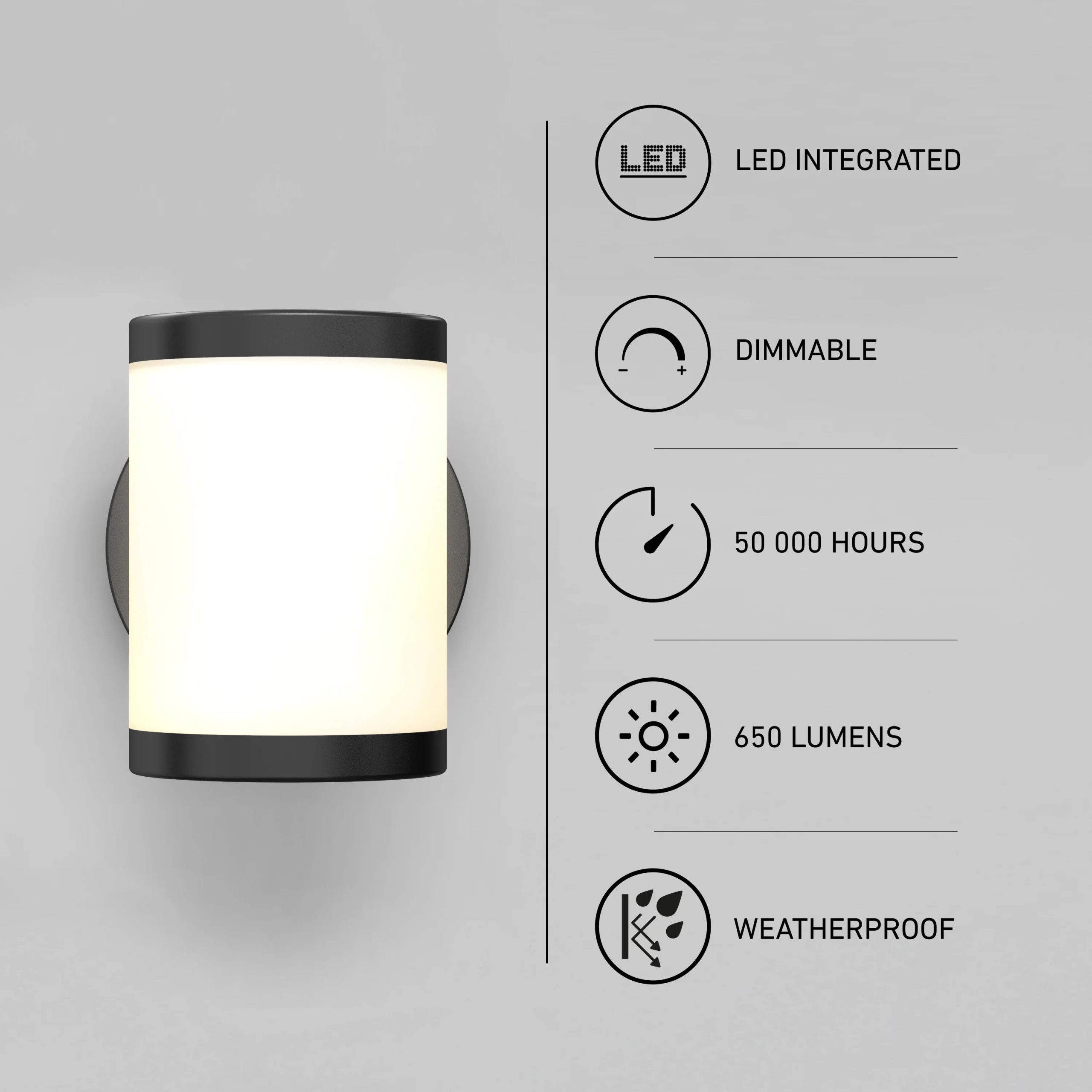 Artika Landon LED Outdoor Wall Light 2-Pack - Image 9