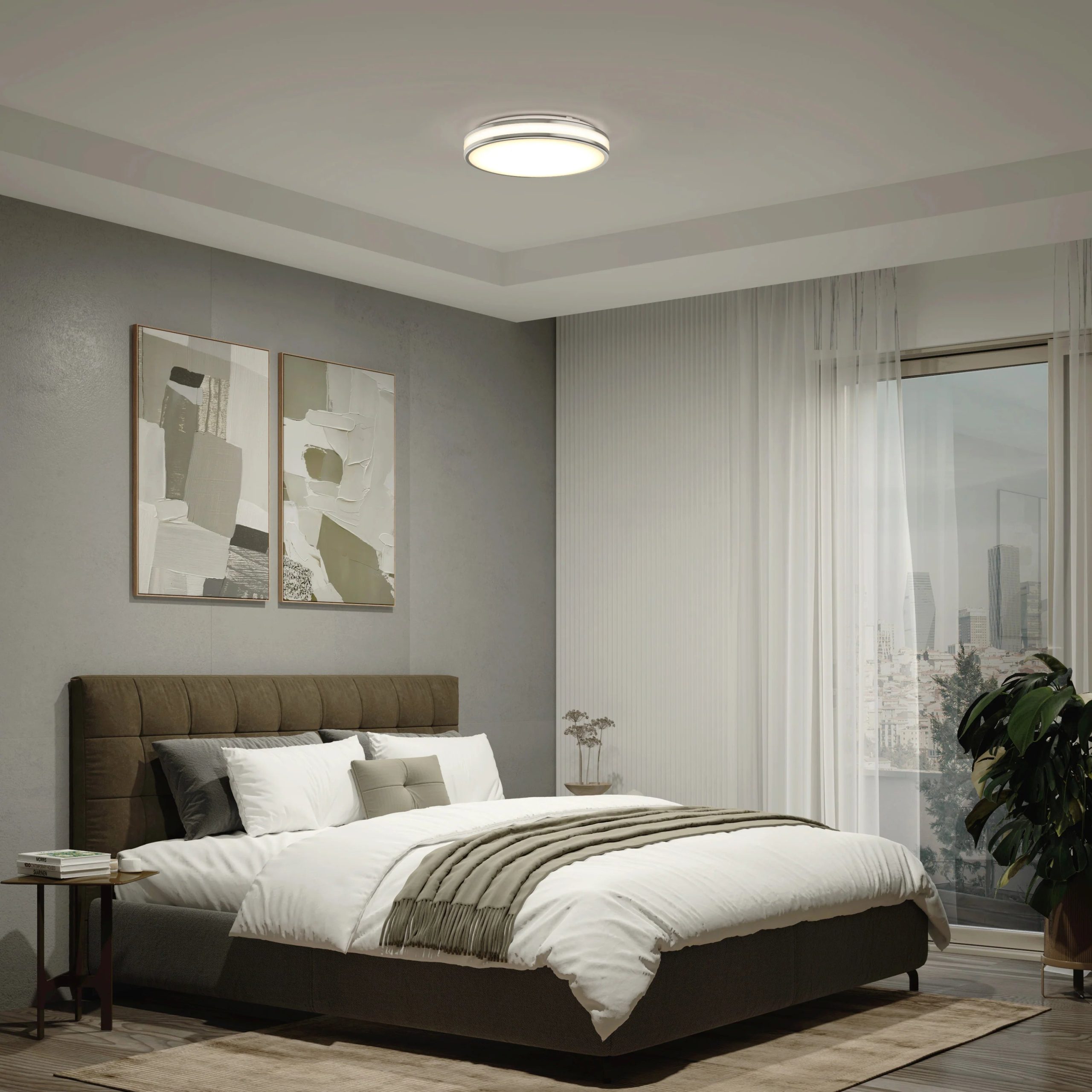 Artika Hemisphere 15 in. (38 cm) Modern LED Flush Mount Ceiling Light 5 CCT - Image 18
