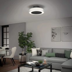 Alternative view of Artika Groove 20 in. (51 cm) LED modern fandelier ceiling fan with light - includes remote