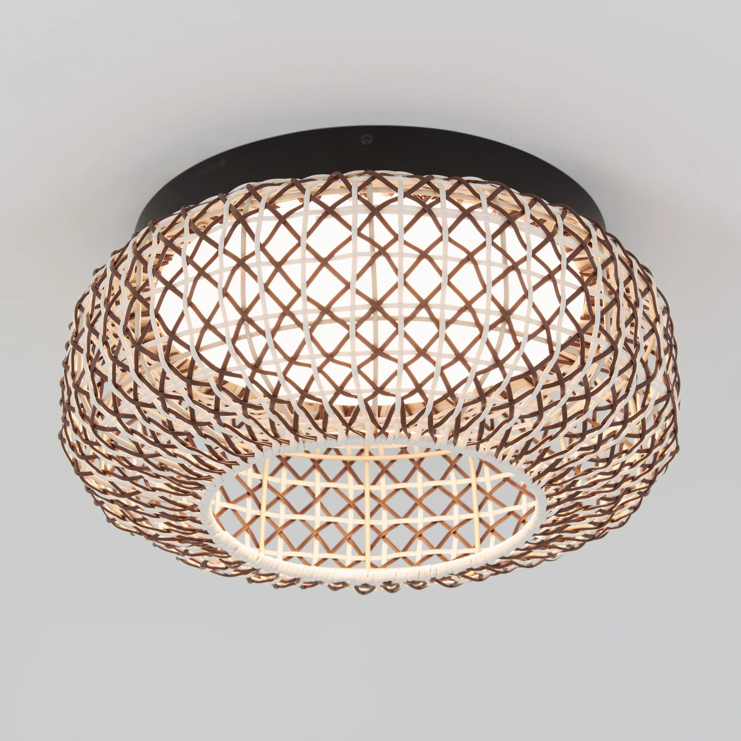 Artika Benson 15 in. (39 cm) Modern LED Flush Mount Ceiling Light 5 CCT