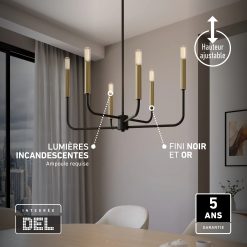 Alternative view of Artika Manchester 6-light pendant