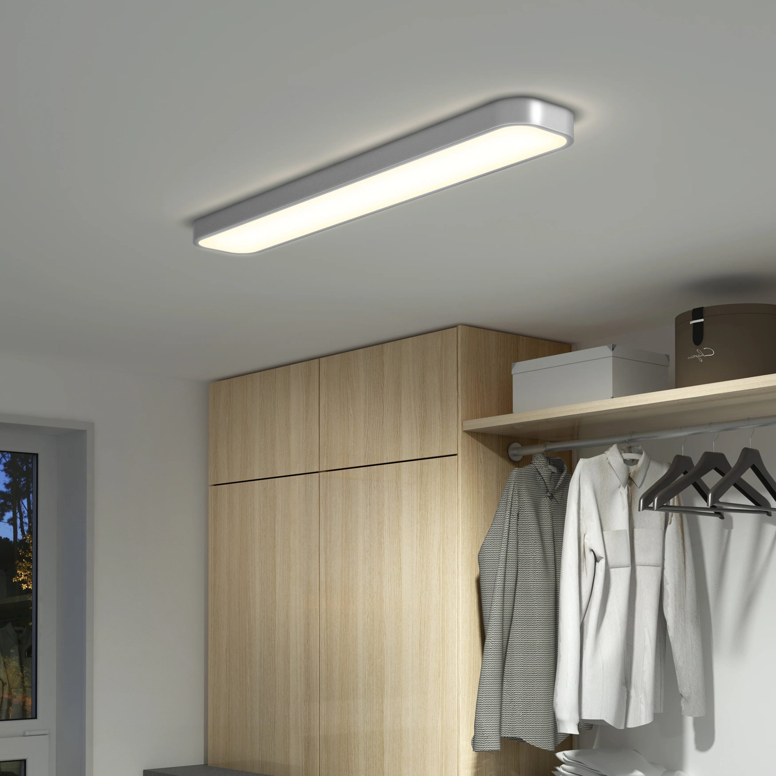 Artika Europa 36 in. x 6 in. (91 x 15 cm) Modern Flush Mount Ceiling Light - with remote - Image 10