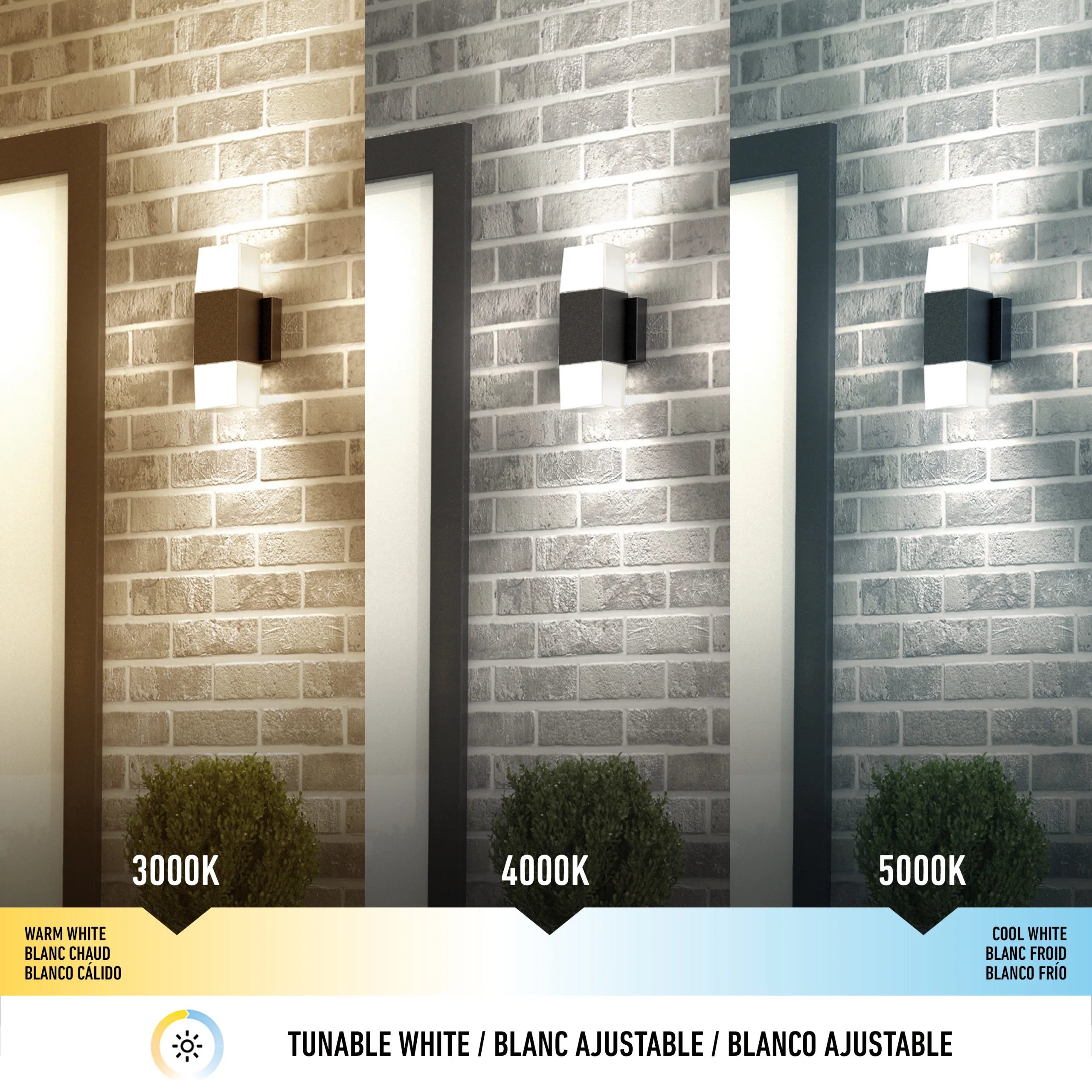 Artika Lennox indoor-outdoor LED wall light 3 CCT - Image 7