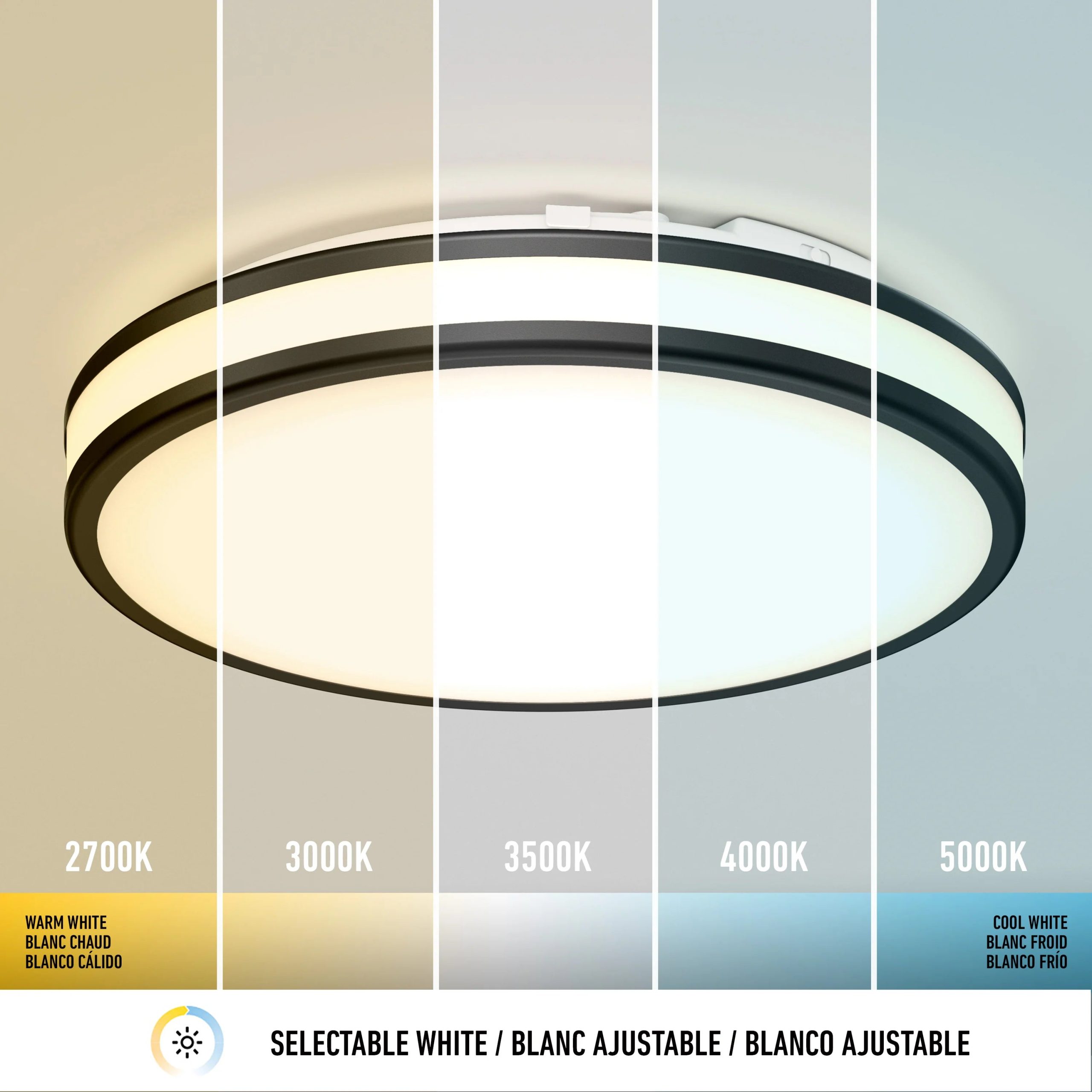 Artika Hemisphere 15 in. (38 cm) Modern LED Flush Mount Ceiling Light 5 CCT - Image 37