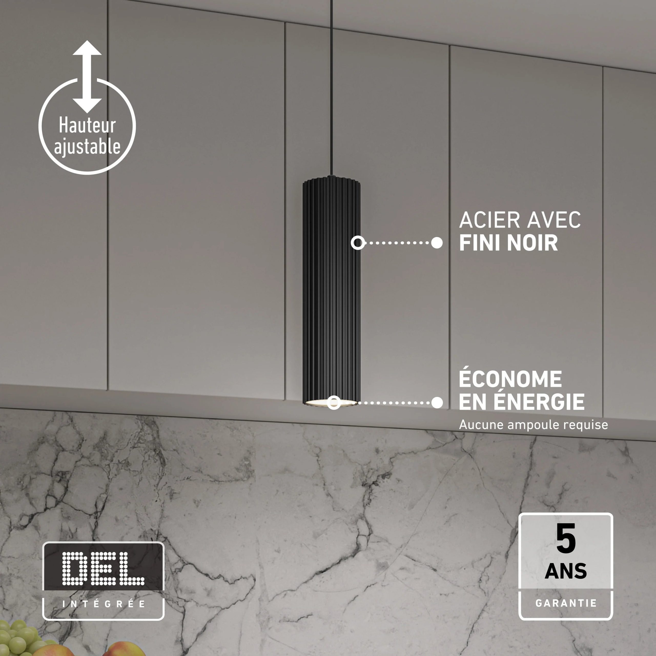 Artika Groove LED modern pendant light 3 CCT - Image 11
