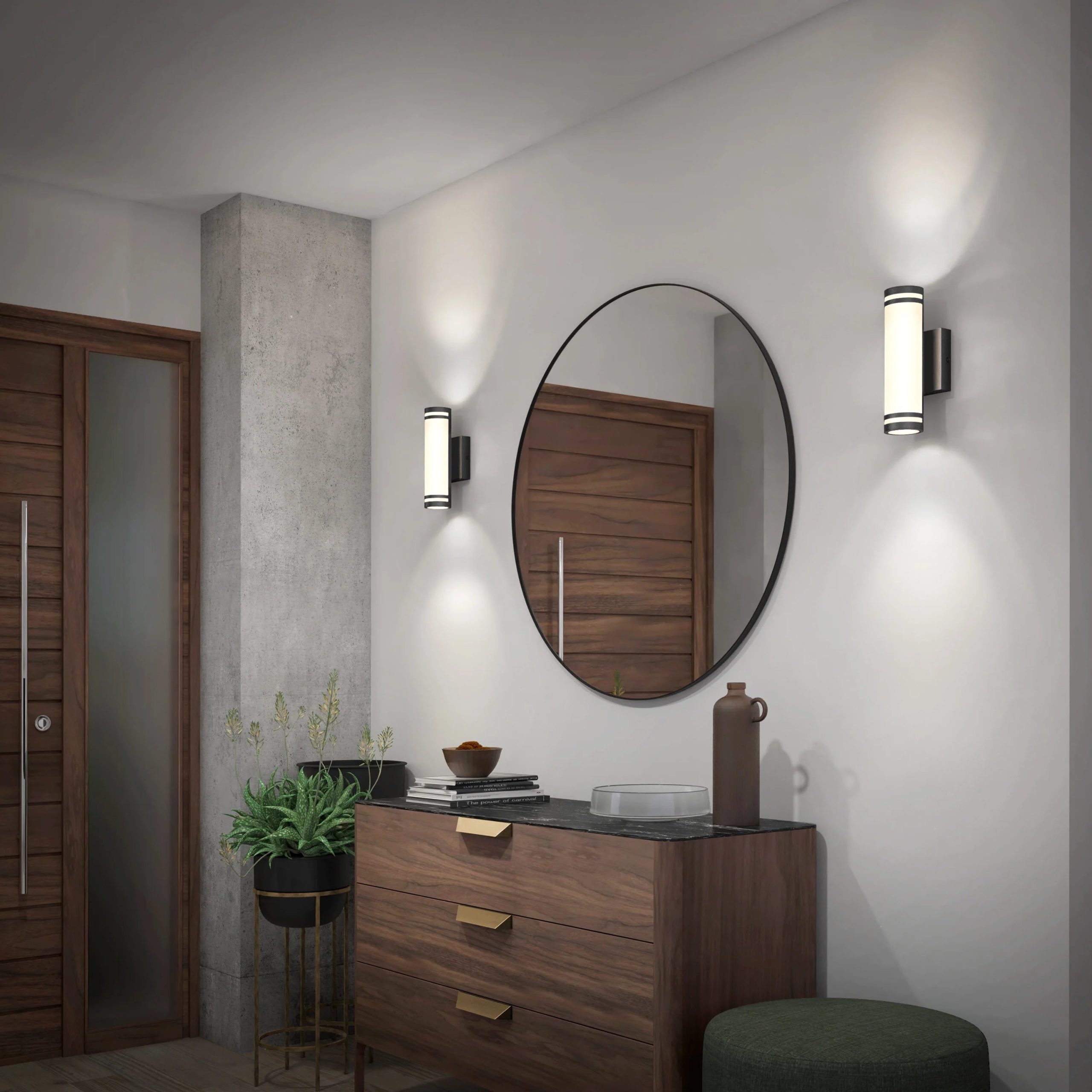 Artika Bradley modern LED indoor-outdoor wall light 3 CCT - Image 2