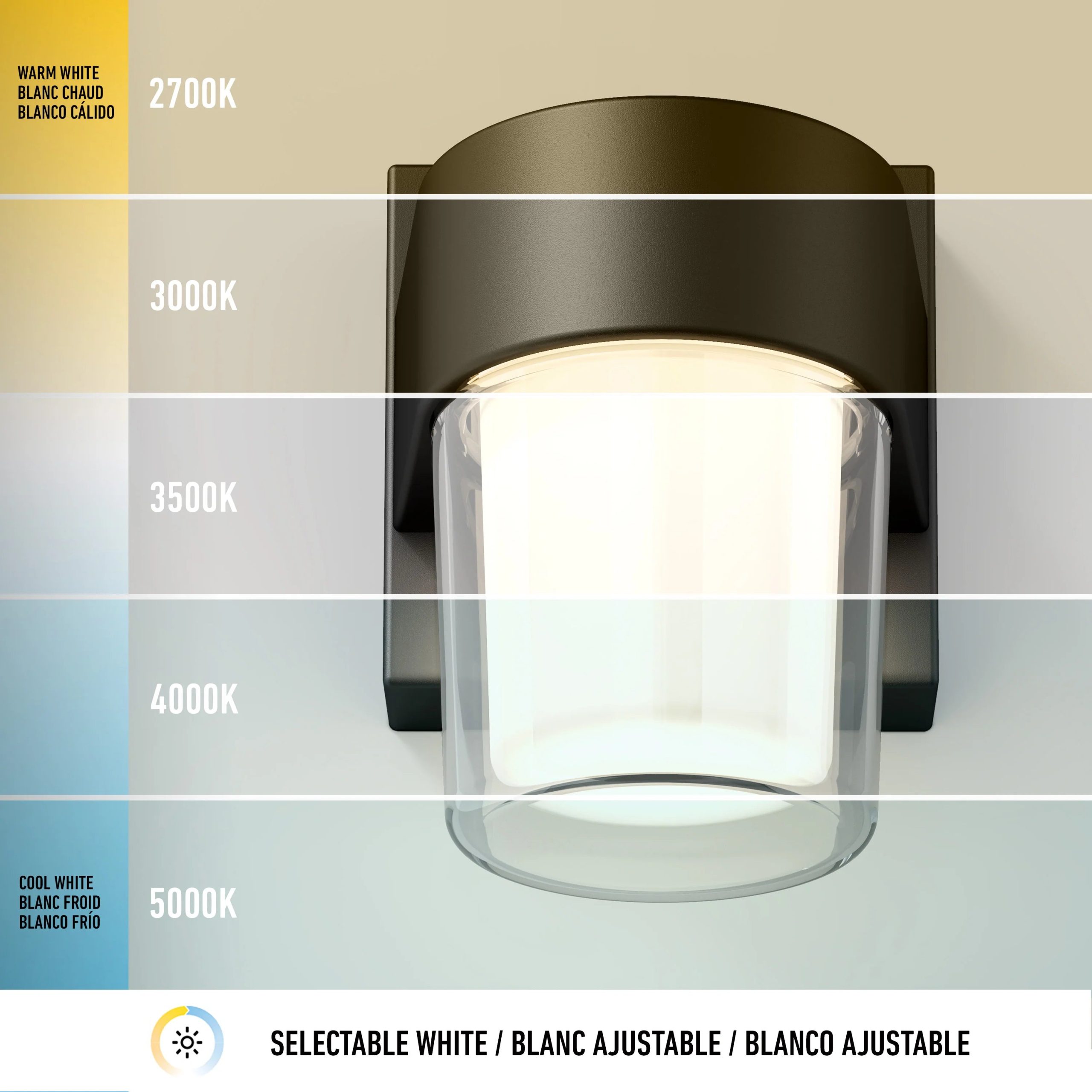 Artika Halden indoor-outdoor LED wall light 5 CCT - Image 10