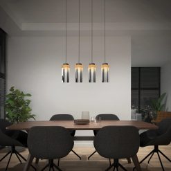 Alternative view of Artika Hanson 4-light LED pendant 5 CCT