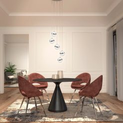 Alternative view of Artika Wavey 5-light LED pendant