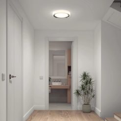 Alternative view of Artika Cooper 13 in. (33 cm) Modern LED Flush Mount Ceiling Light - With Remote
